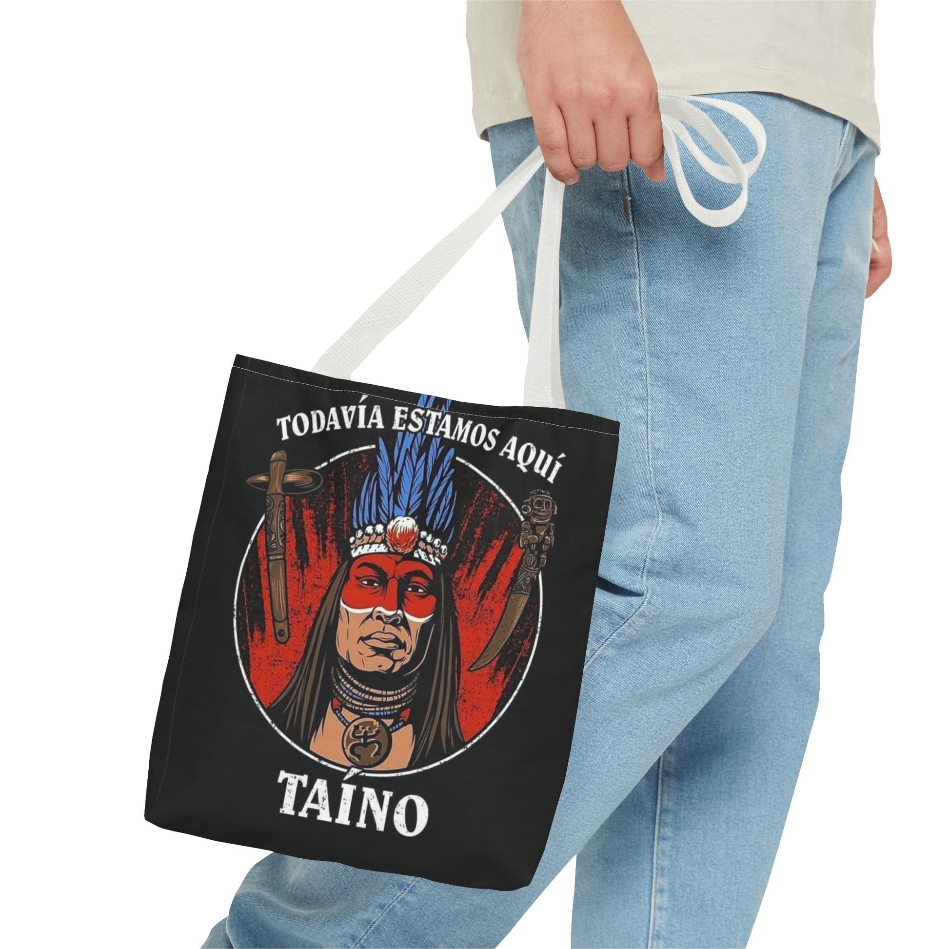 Tropical Love: Tote Bags with Puerto Rican Designs" Durable and Stylish Puerto Rico Tote Tote Bag (AOP) - Metamorphosis Creations
