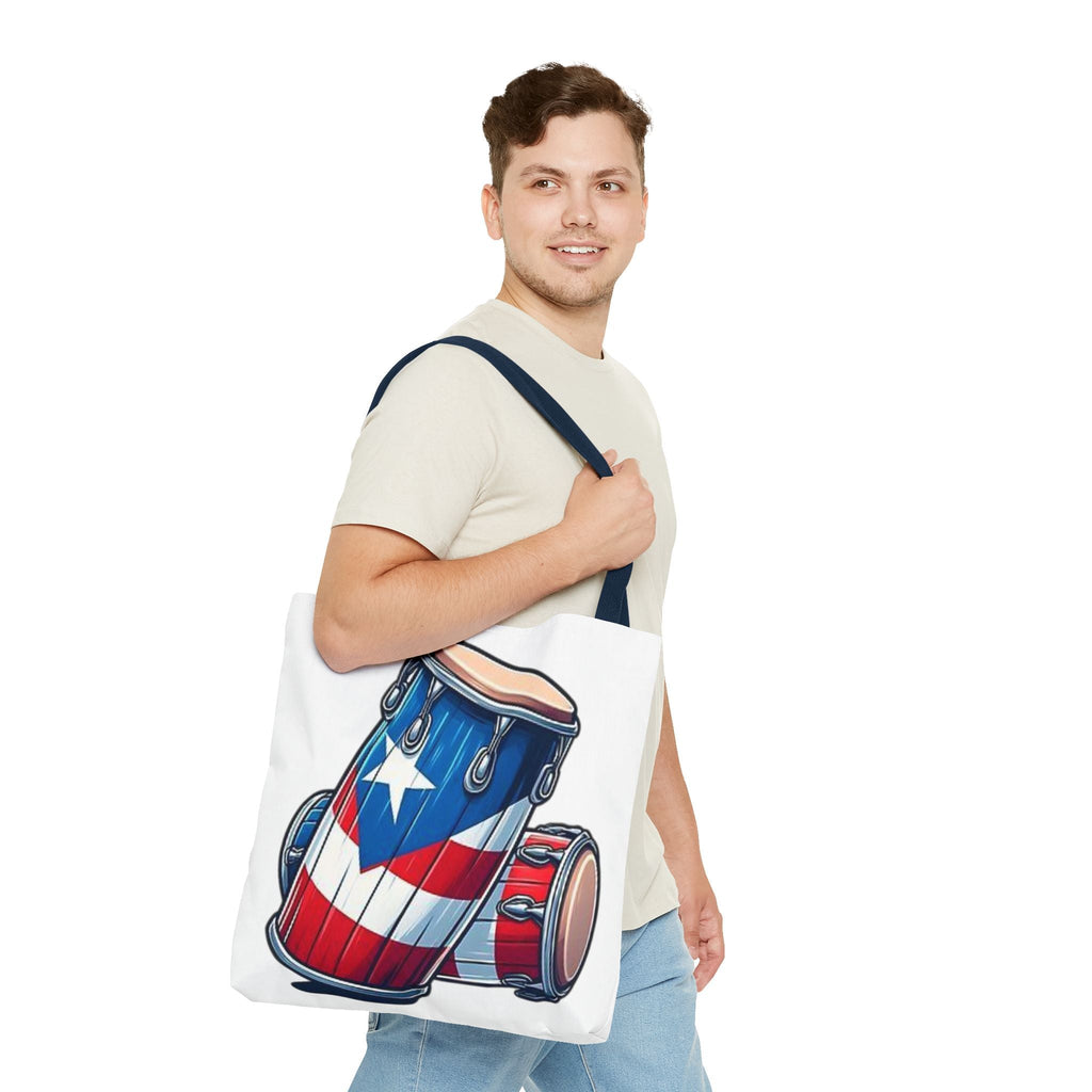 Tropical Love: Tote Bags with Puerto Rican Designs" Durable and Stylish Puerto Rico Tote Tote Bag (AOP) - Metamorphosis Creations