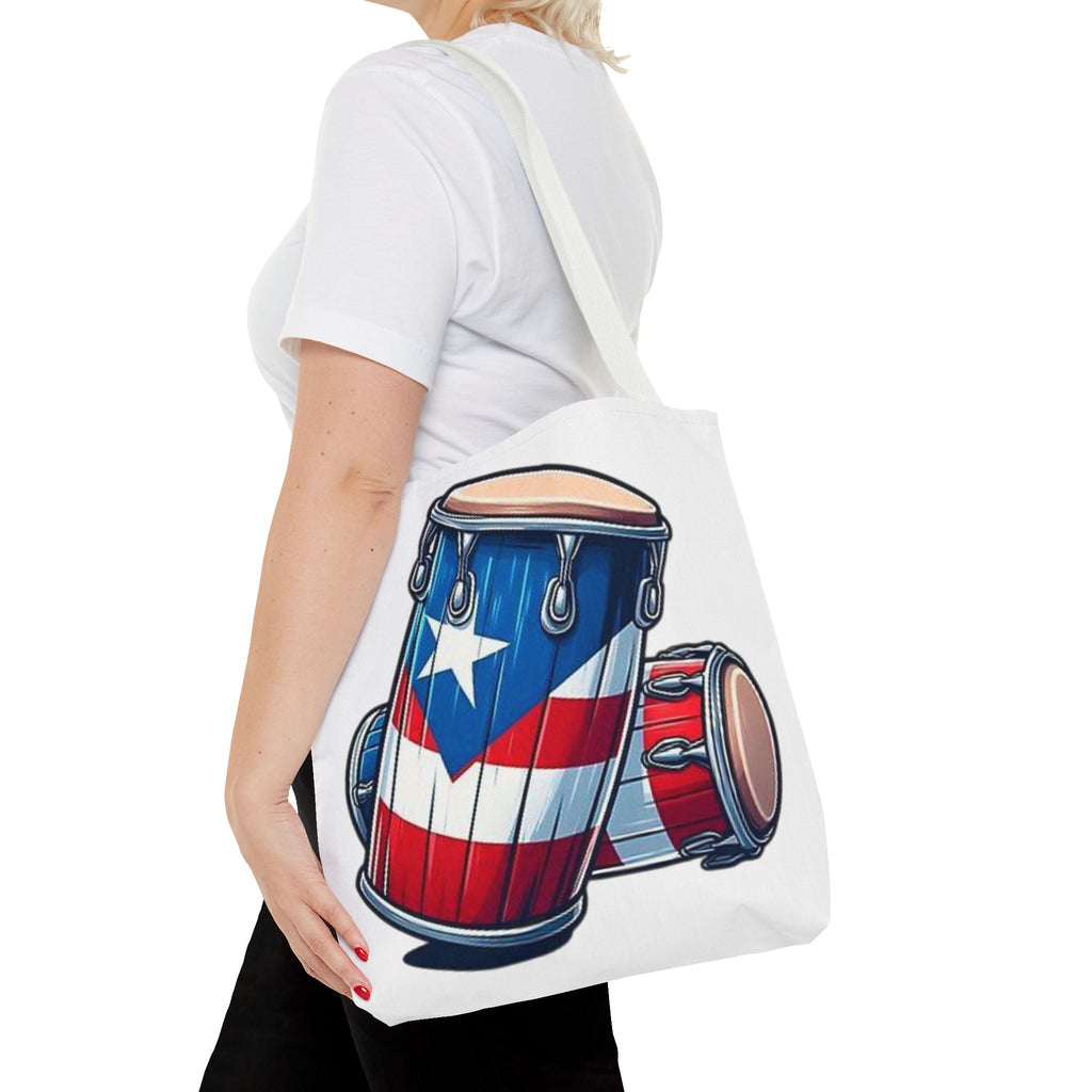 Tropical Love: Tote Bags with Puerto Rican Designs" Durable and Stylish Puerto Rico Tote Tote Bag (AOP) - Metamorphosis Creations