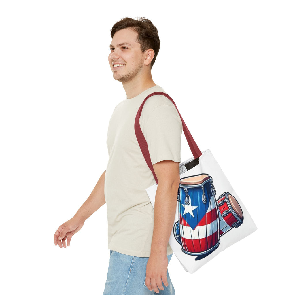 Tropical Love: Tote Bags with Puerto Rican Designs" Durable and Stylish Puerto Rico Tote Tote Bag (AOP) - Metamorphosis Creations