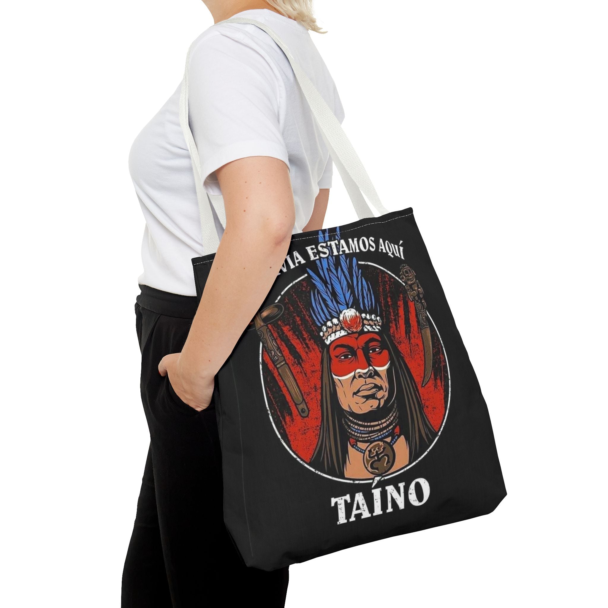 Tropical Love: Tote Bags with Puerto Rican Designs" Durable and Stylish Puerto Rico Tote Tote Bag (AOP) - Metamorphosis Creations