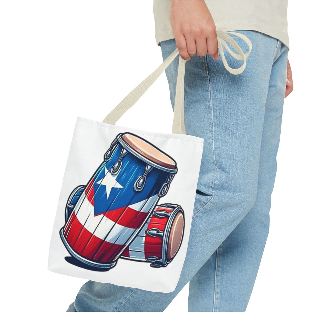 Tropical Love: Tote Bags with Puerto Rican Designs" Durable and Stylish Puerto Rico Tote Tote Bag (AOP) - Metamorphosis Creations