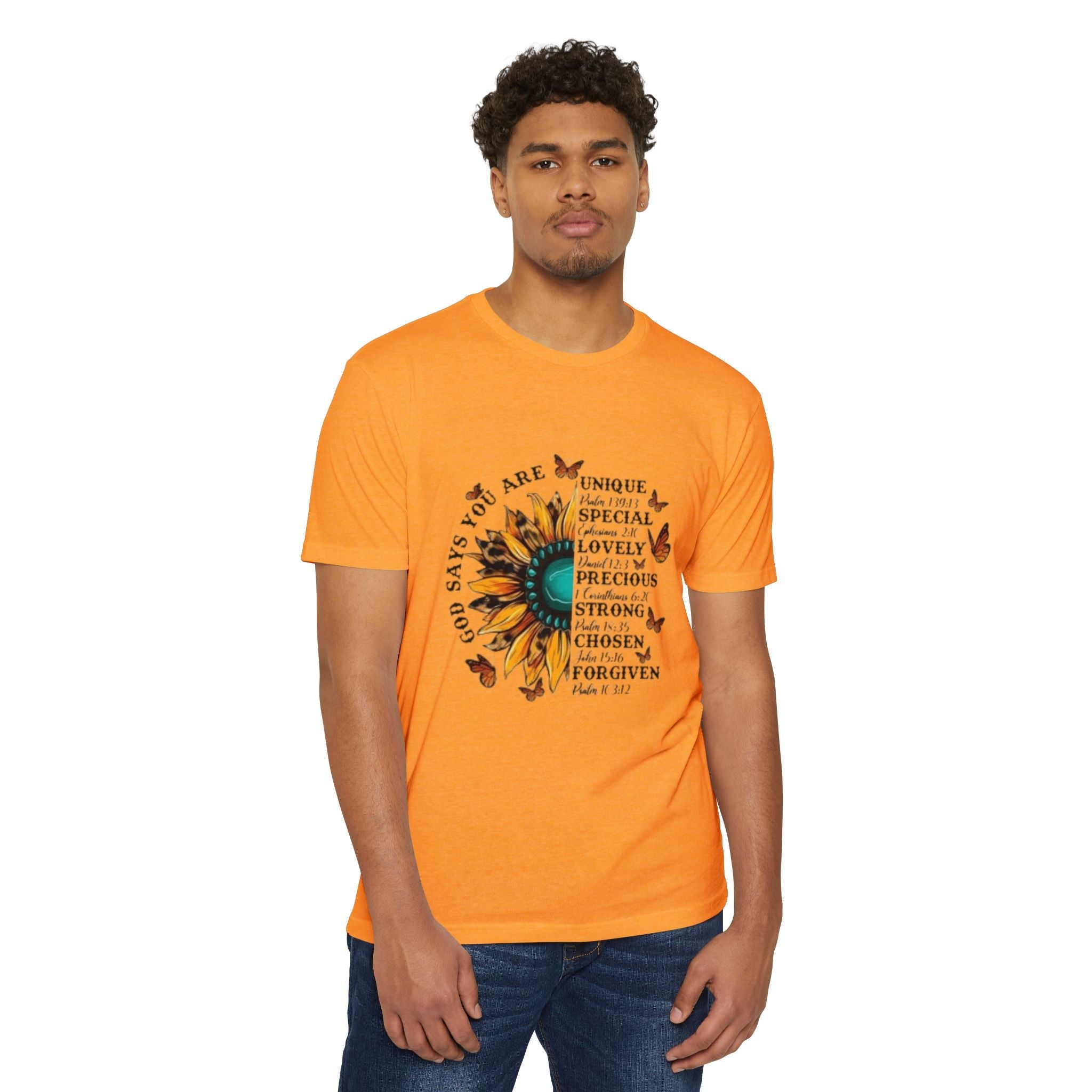 Unique Graphic T-Shirt Designs Unisex CVC Jersey T-shirt - Metamorphosis Creations