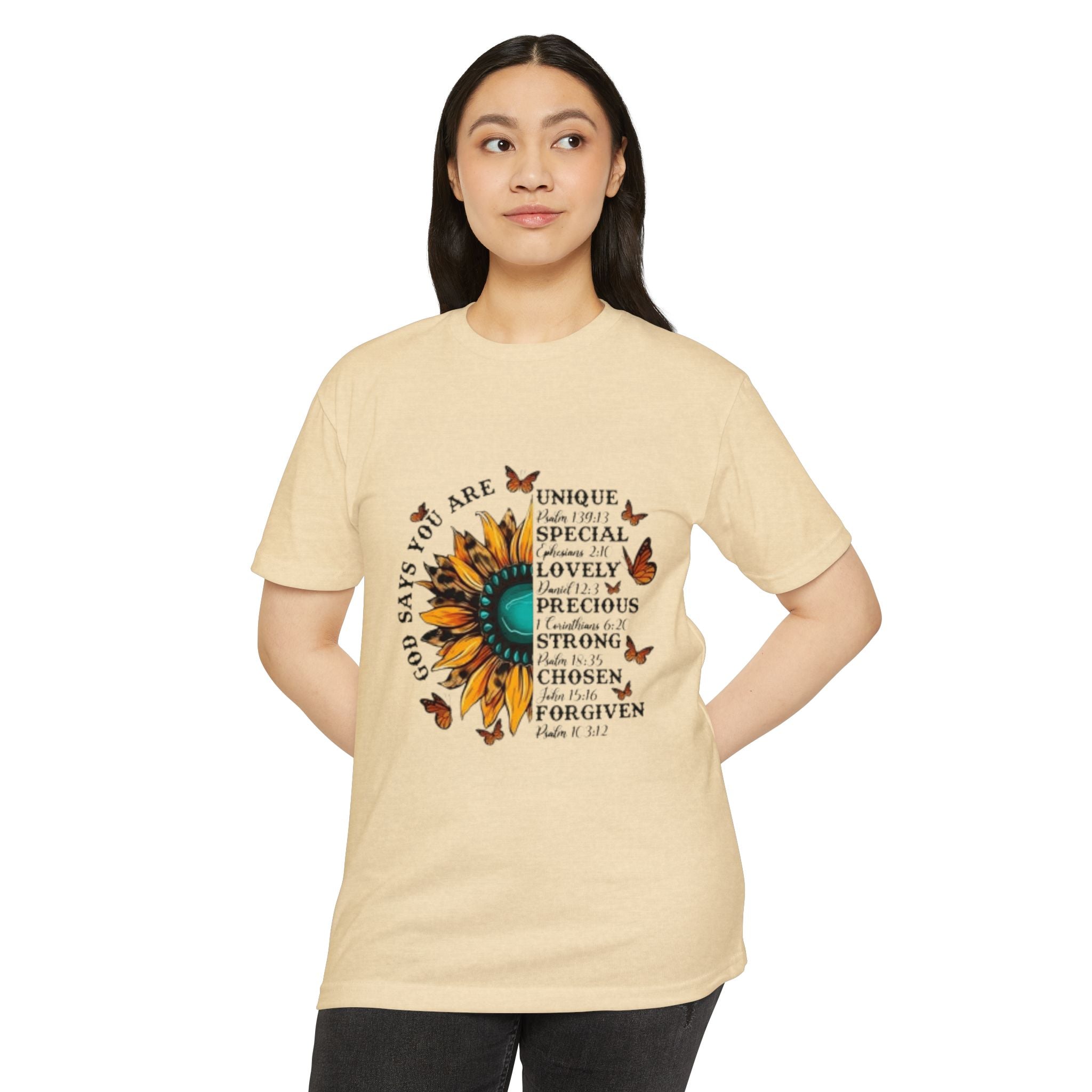 Unique Graphic T-Shirt Designs Unisex CVC Jersey T-shirt - Metamorphosis Creations