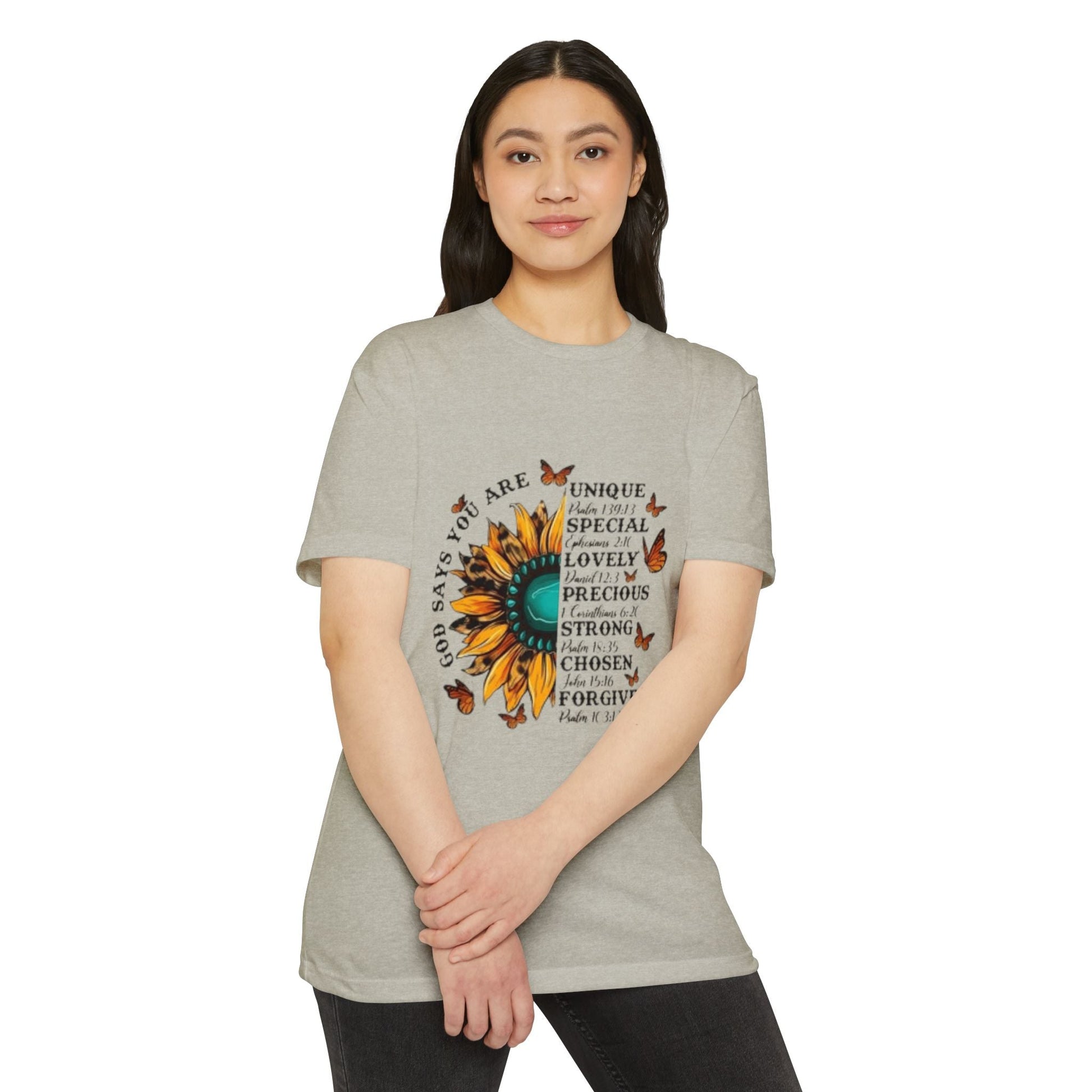 Unique Graphic T-Shirt Designs Unisex CVC Jersey T-shirt - Metamorphosis Creations