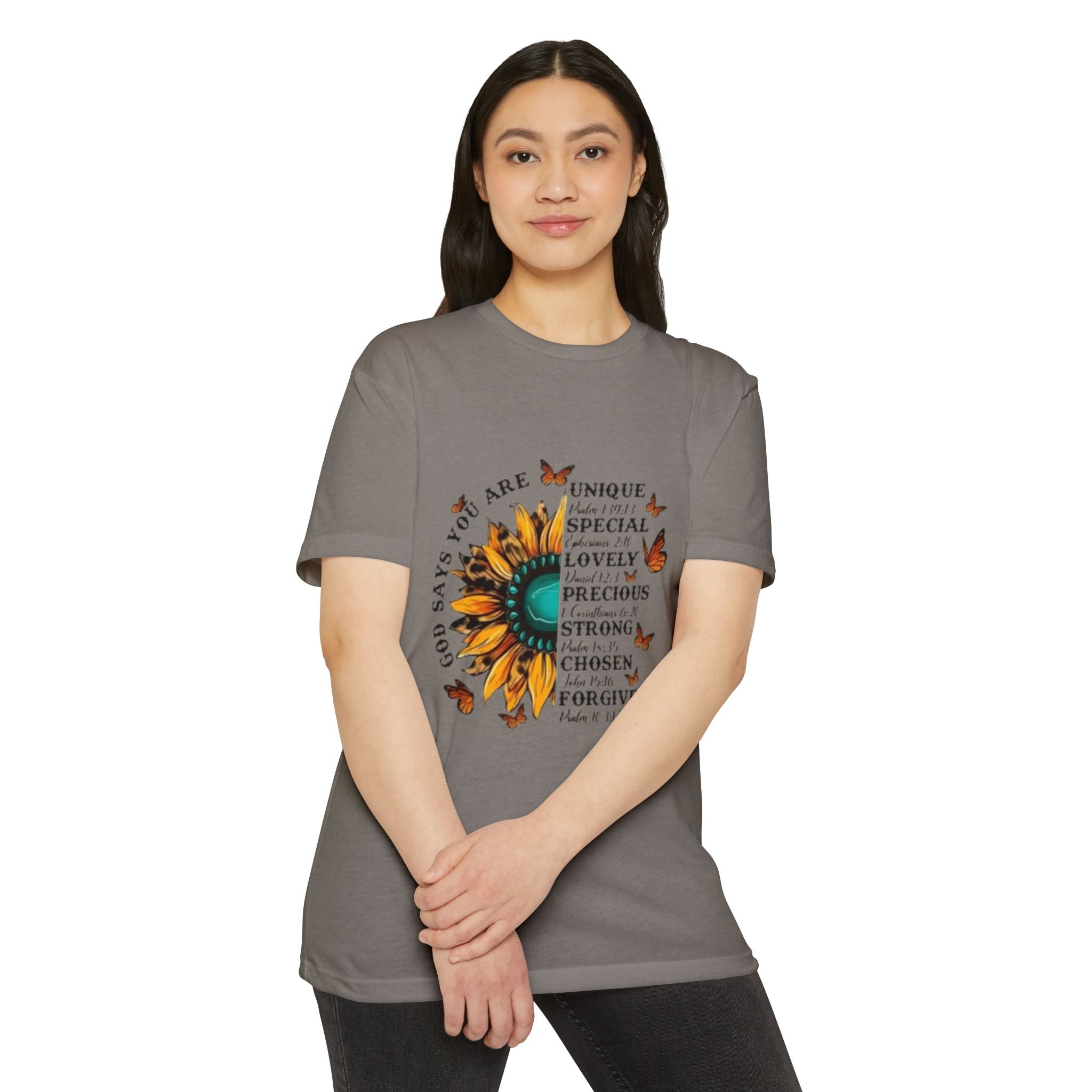 Unique Graphic T-Shirt Designs Unisex CVC Jersey T-shirt - Metamorphosis Creations
