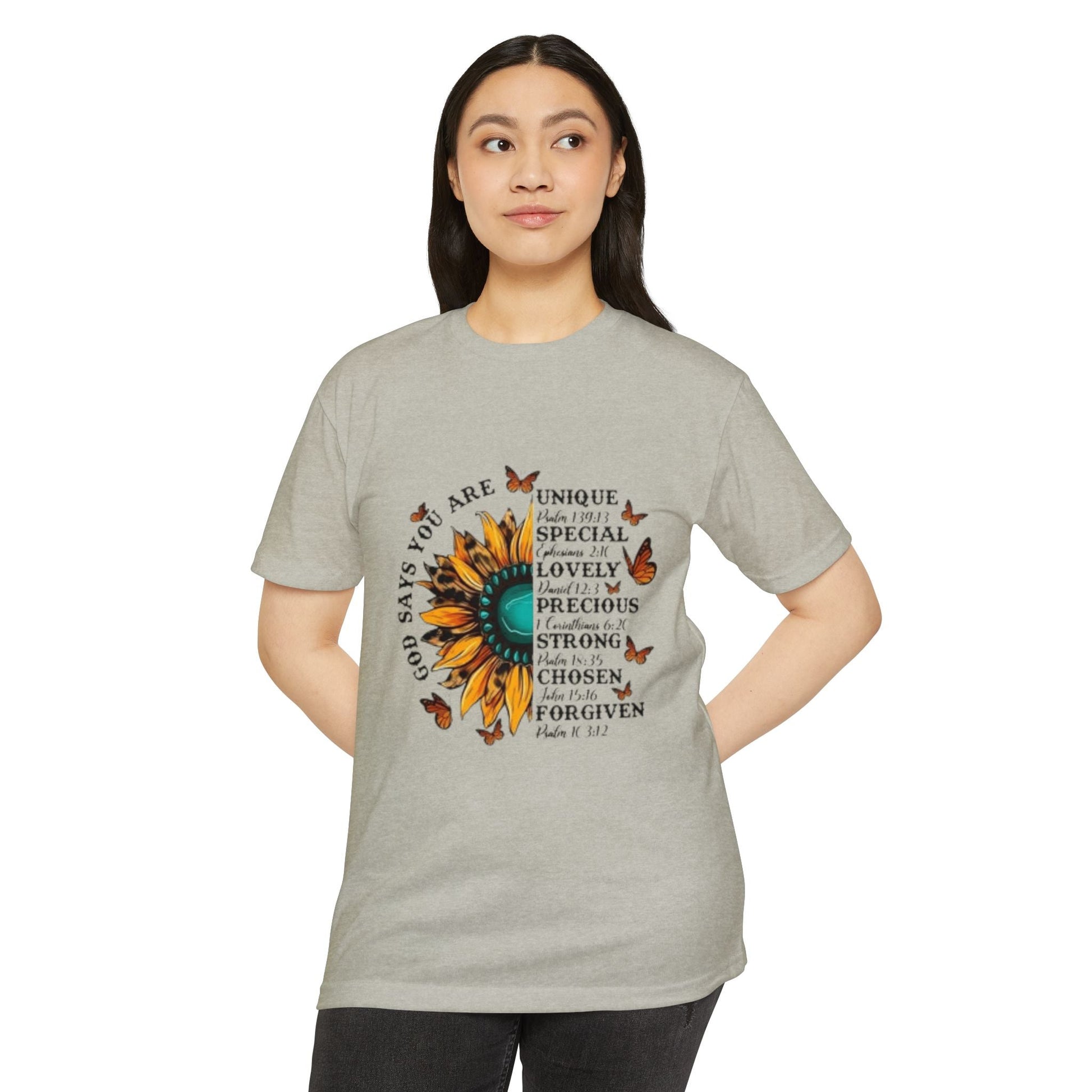 Unique Graphic T-Shirt Designs Unisex CVC Jersey T-shirt - Metamorphosis Creations