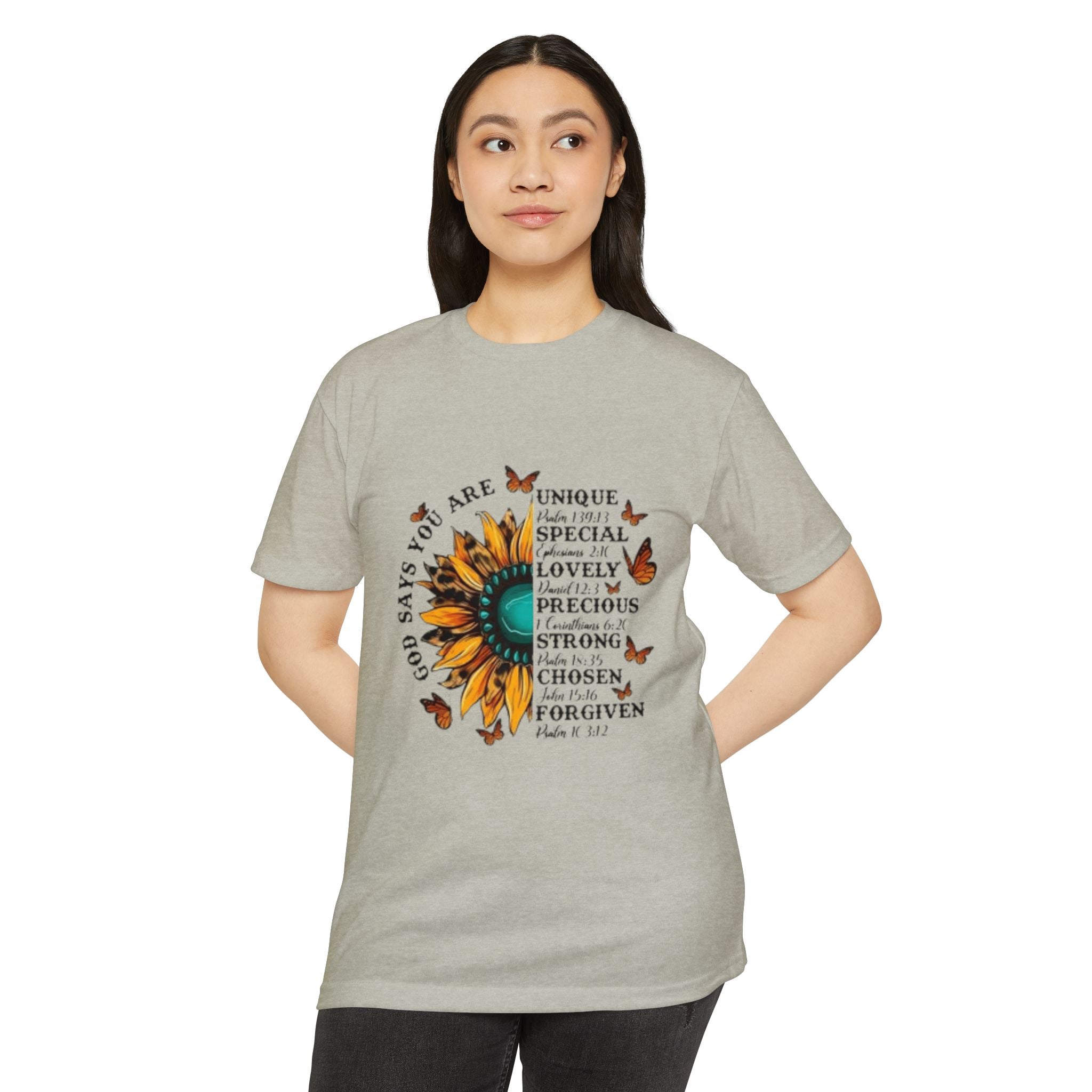 Unique Graphic T-Shirt Designs Unisex CVC Jersey T-shirt - Metamorphosis Creations