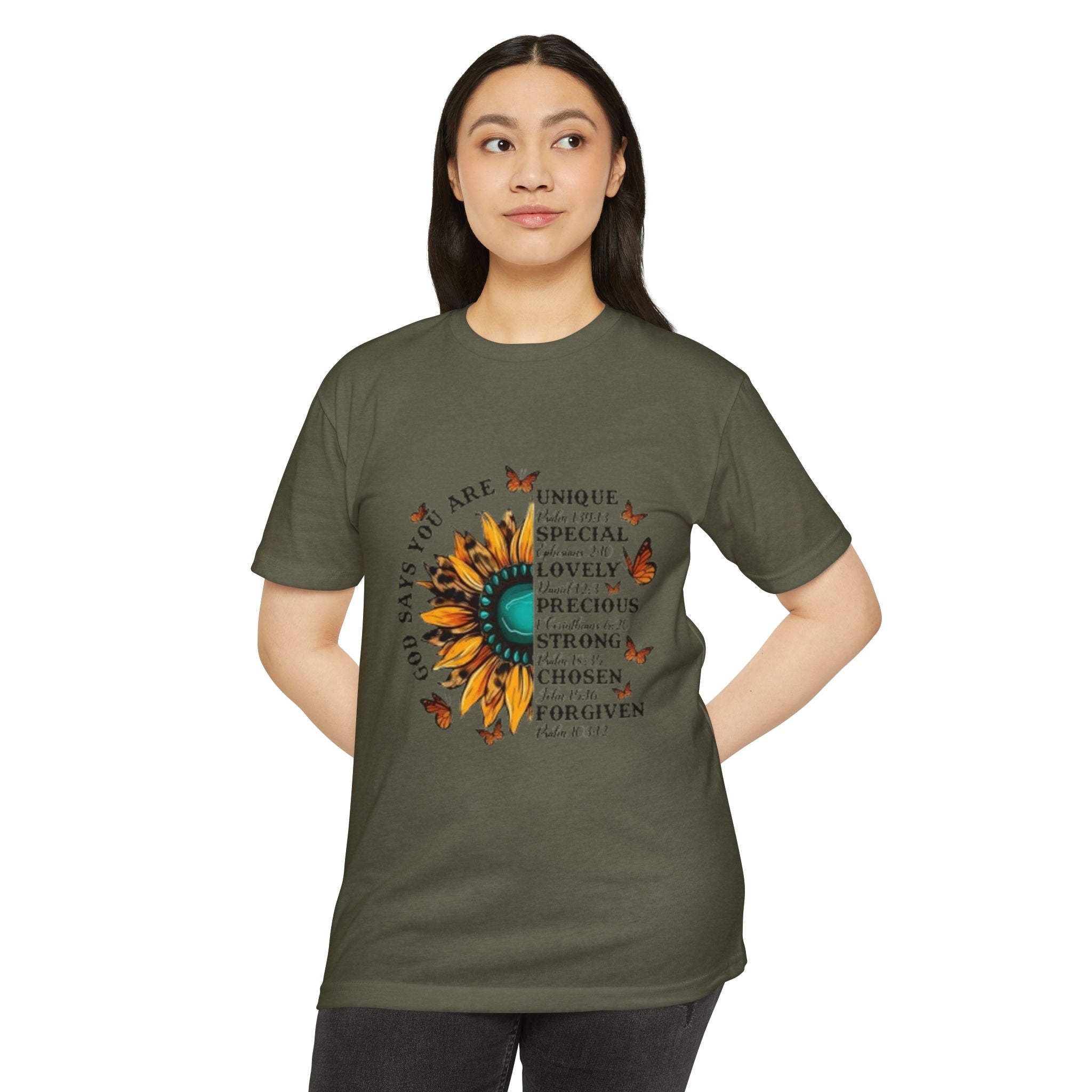 Unique Graphic T-Shirt Designs Unisex CVC Jersey T-shirt - Metamorphosis Creations