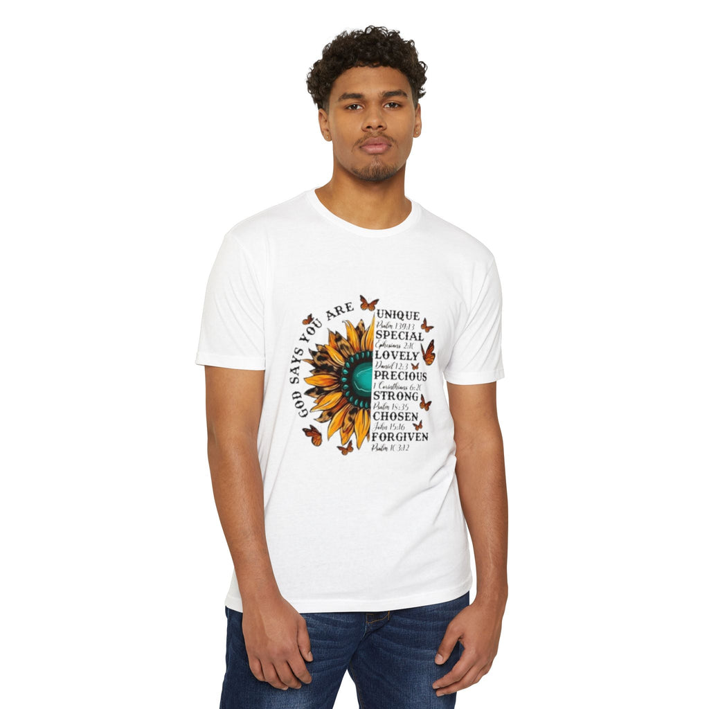 Unique Graphic T-Shirt Designs Unisex CVC Jersey T-shirt - Metamorphosis Creations