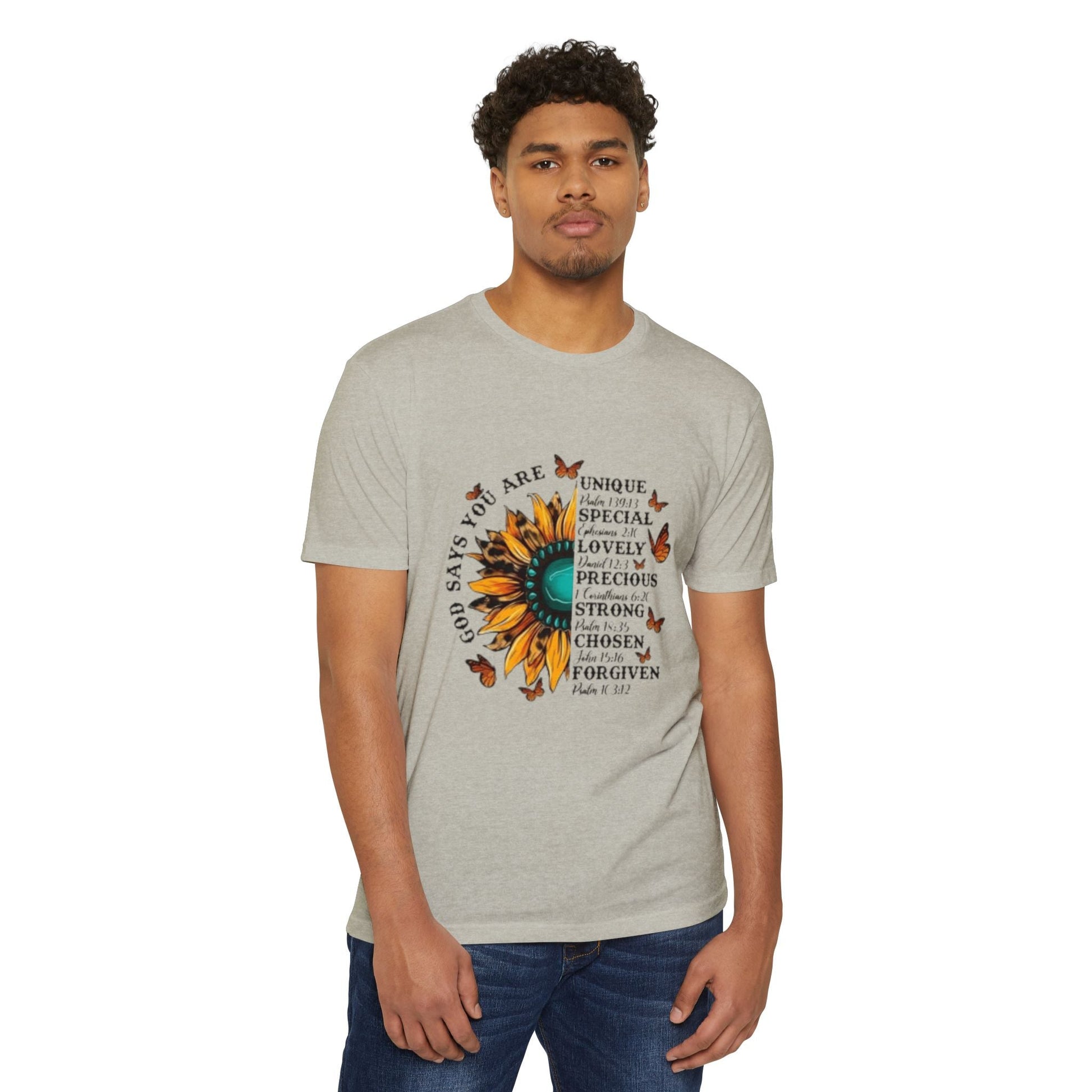 Unique Graphic T-Shirt Designs Unisex CVC Jersey T-shirt - Metamorphosis Creations