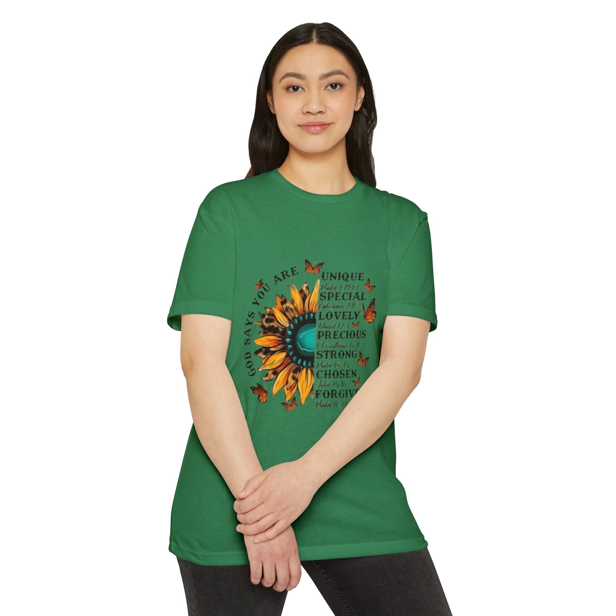 Unique Graphic T-Shirt Designs Unisex CVC Jersey T-shirt - Metamorphosis Creations