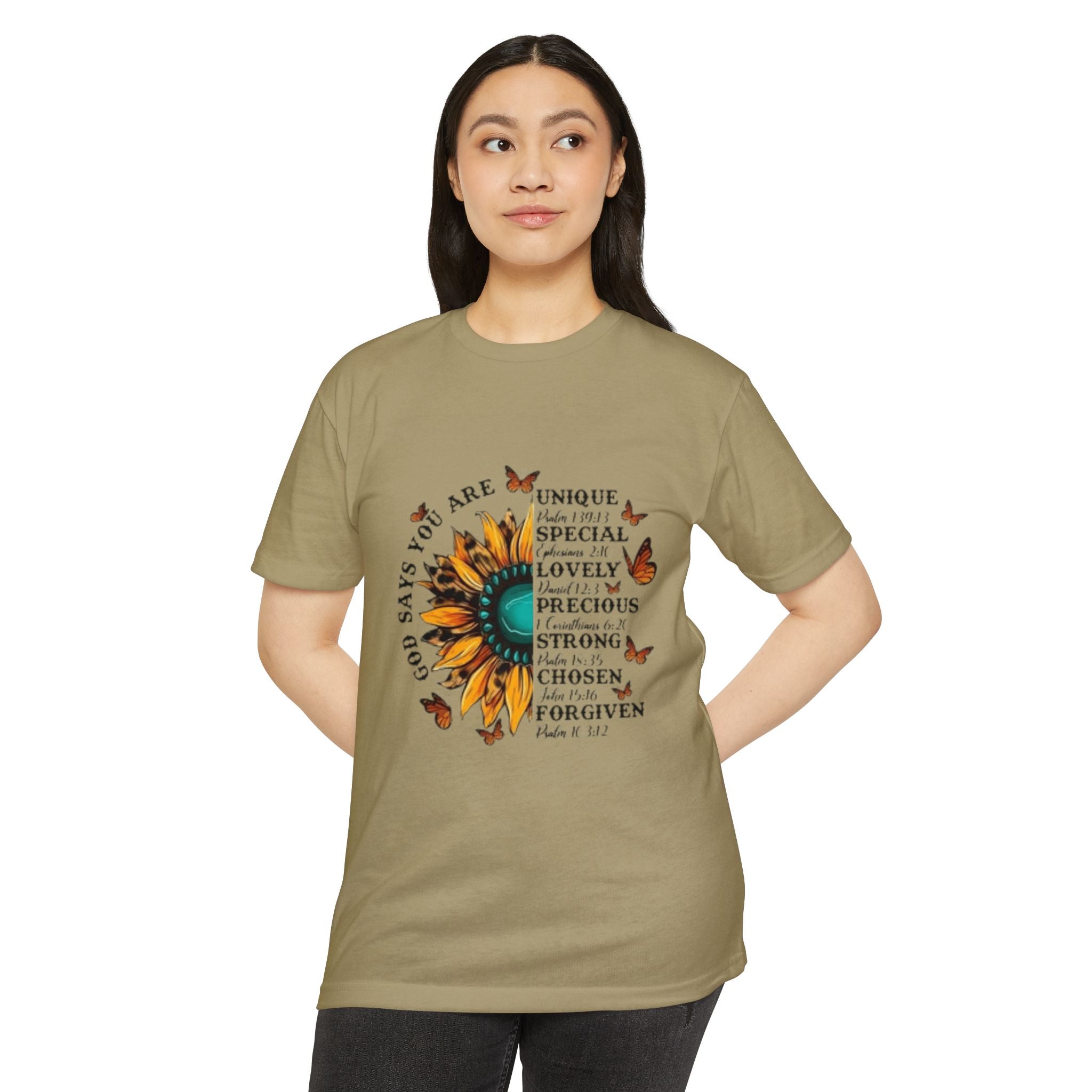 Unique Graphic T-Shirt Designs Unisex CVC Jersey T-shirt - Metamorphosis Creations