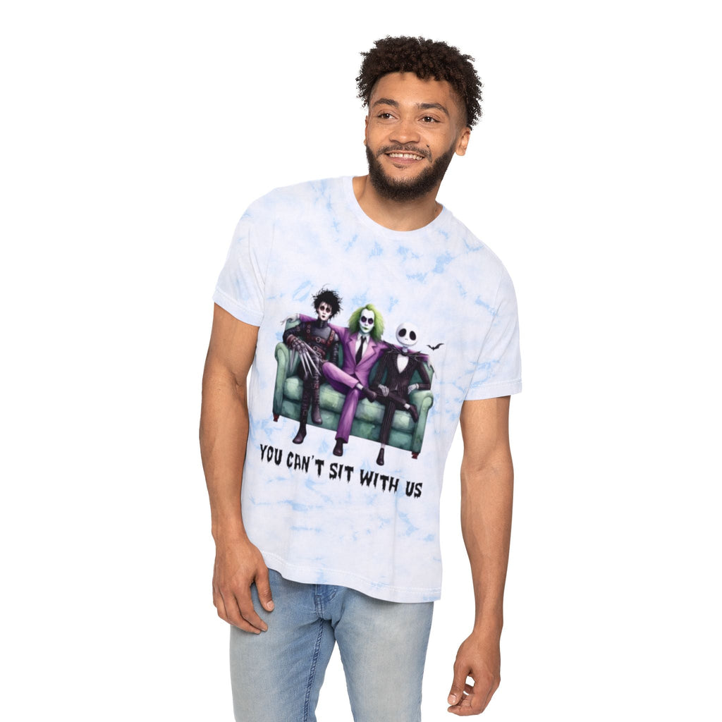 Unisex Tie - Dye Graphic T-Shirt - Halloween Costume, Vintage Style, Trendy Apparel, Gift for Friends, Casual Wear, Everyday Style - Metamorphosis Creations