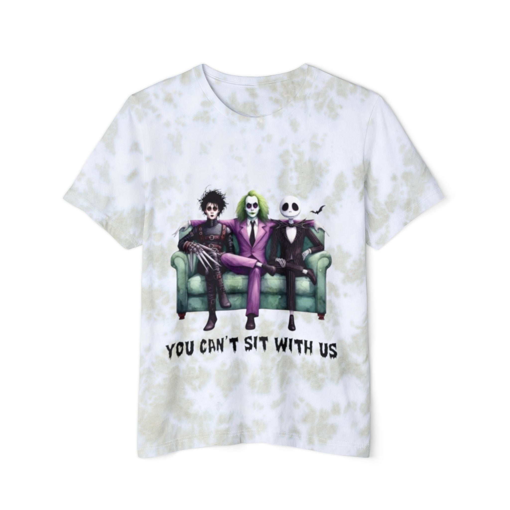 Unisex Tie - Dye Graphic T-Shirt - Halloween Costume, Vintage Style, Trendy Apparel, Gift for Friends, Casual Wear, Everyday Style - Metamorphosis Creations