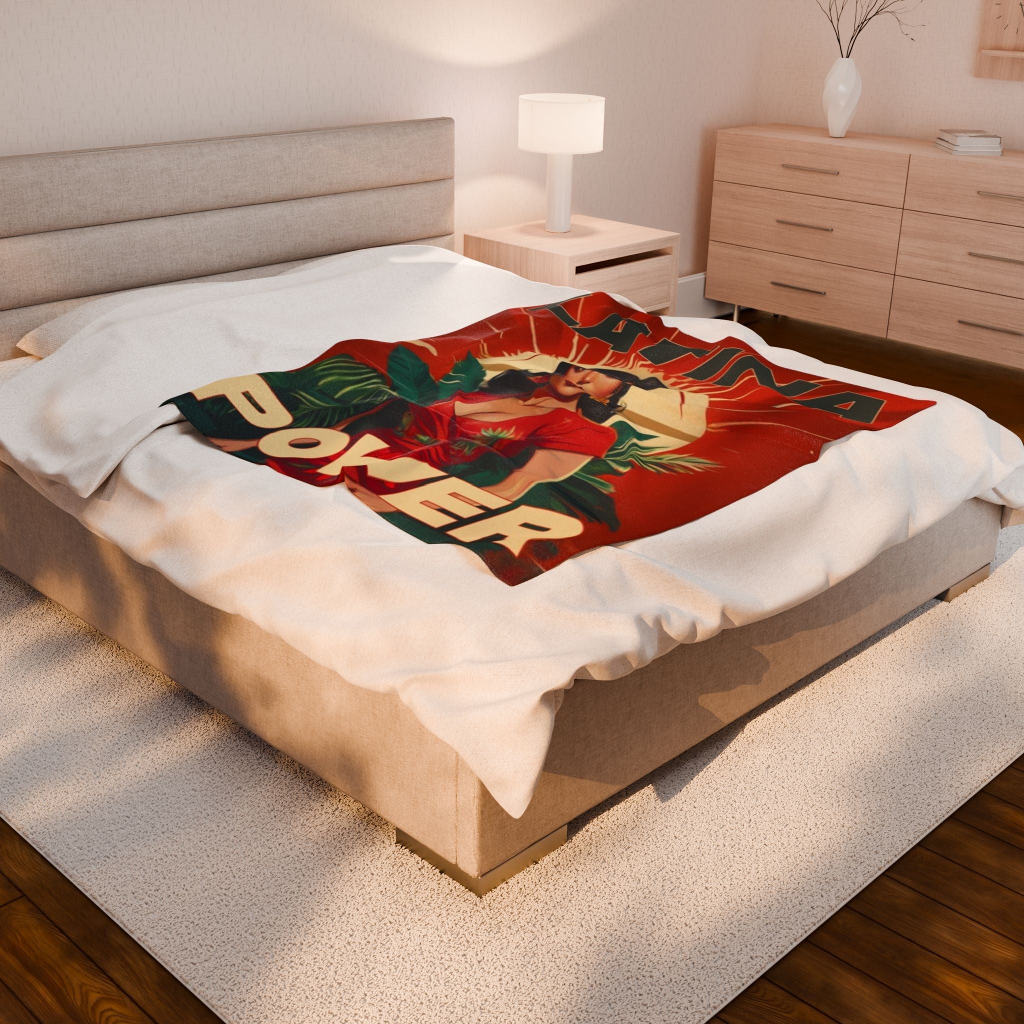 United We Are Stronger” Blanket Latina Power Velveteen Plush Blanket, Cozy Throw for Home Decor, Gifts for Her, Cultural Celebration, - Metamorphosis Creations