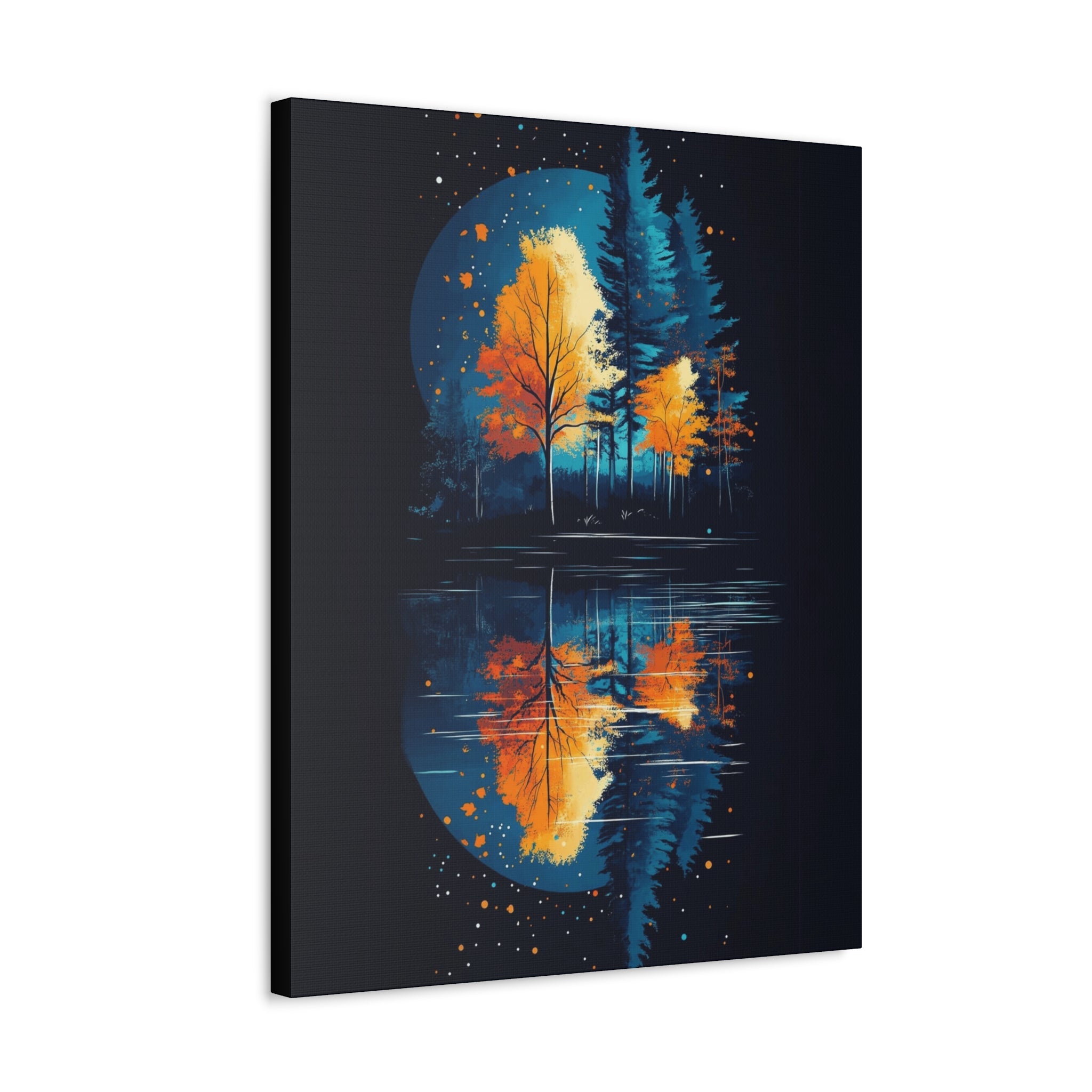 Vibrant Autumn Landscape Canvas Art | Fall Decor | Nature Wall Art | Home Decor | Gift for Nature Lovers - Metamorphosis Creations