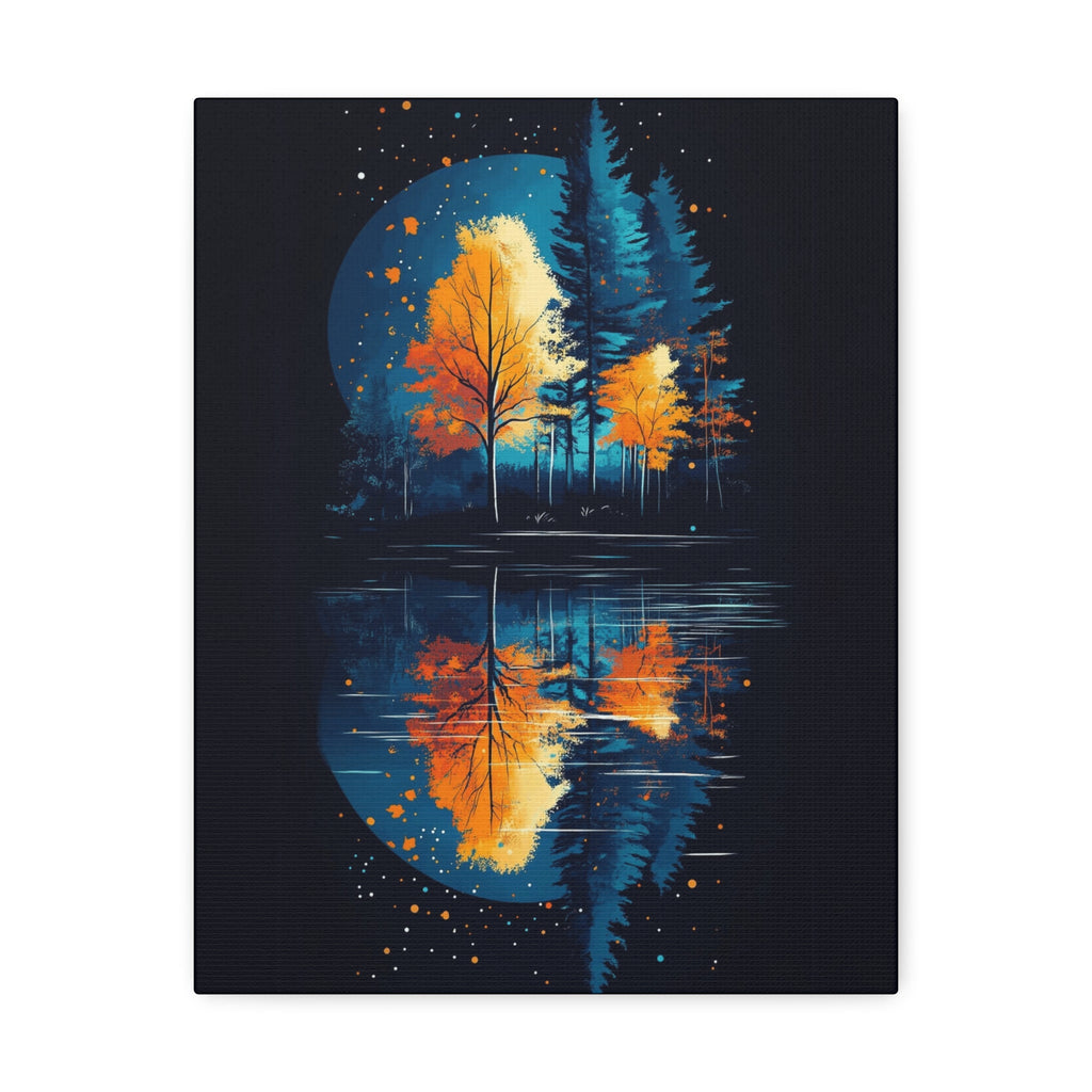 Vibrant Autumn Landscape Canvas Art | Fall Decor | Nature Wall Art | Home Decor | Gift for Nature Lovers - Metamorphosis Creations