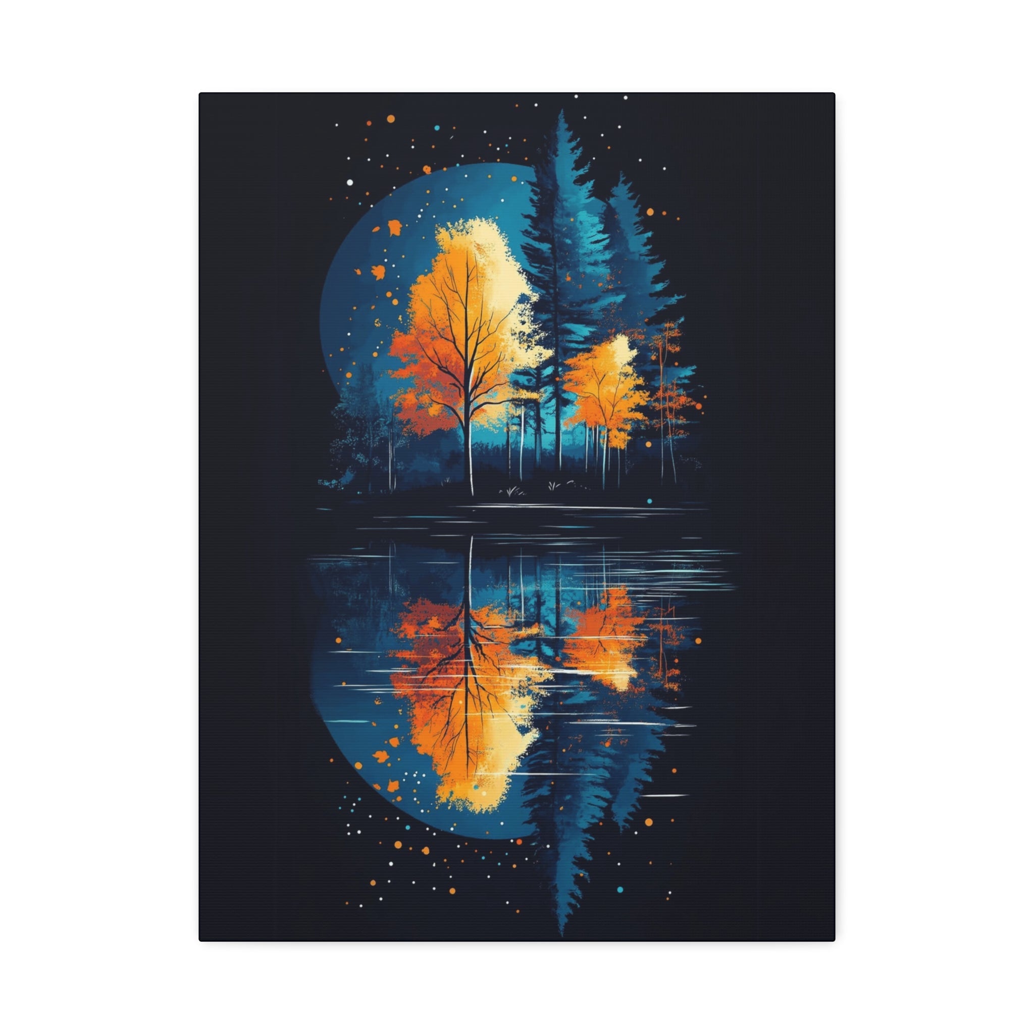 Vibrant Autumn Landscape Canvas Art | Fall Decor | Nature Wall Art | Home Decor | Gift for Nature Lovers - Metamorphosis Creations