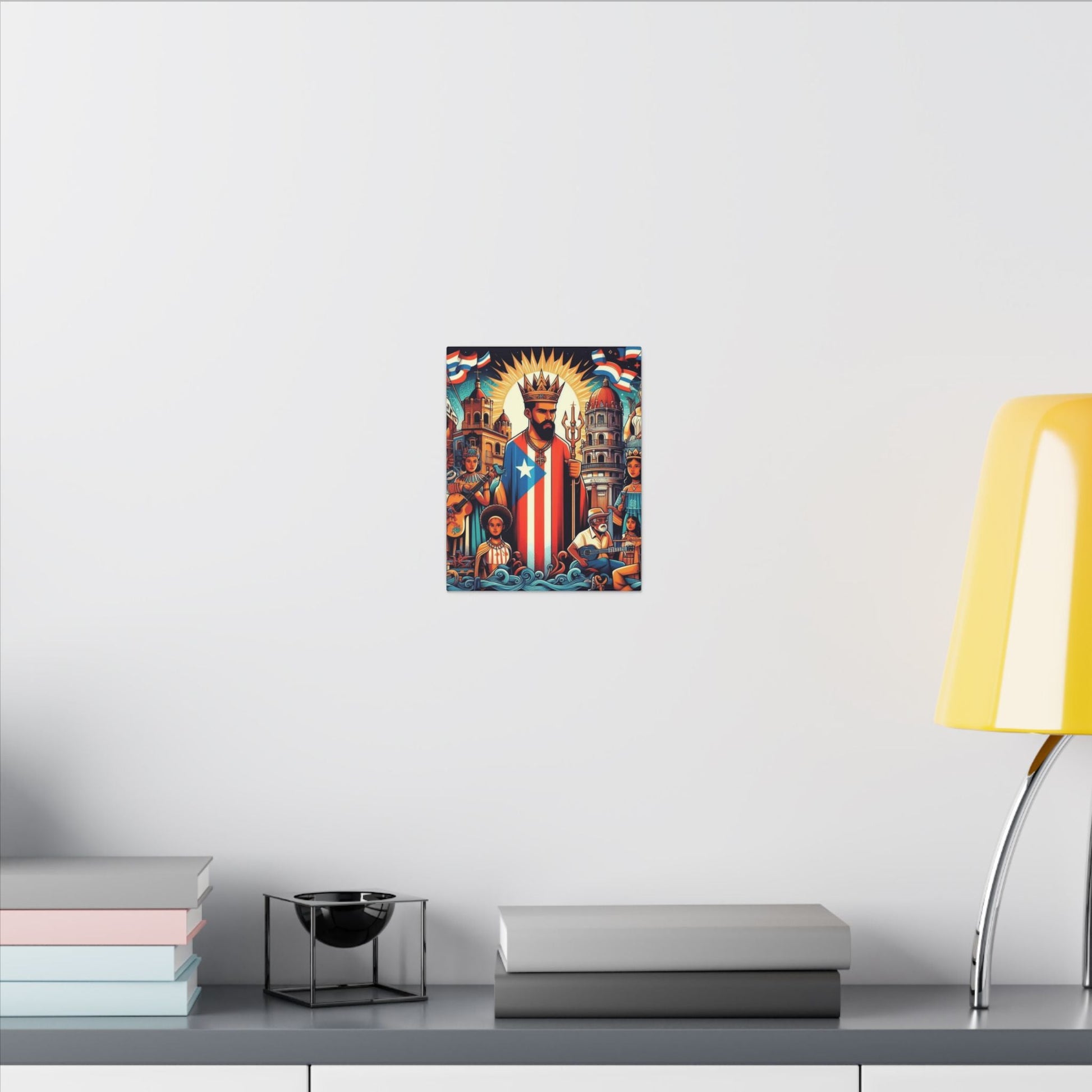 Vibrant Puerto Rican Art Canvas, Cultural Wall Decor, Celebration Decor, Unique Gift, Home Accent, Multi - Size - Metamorphosis Creations