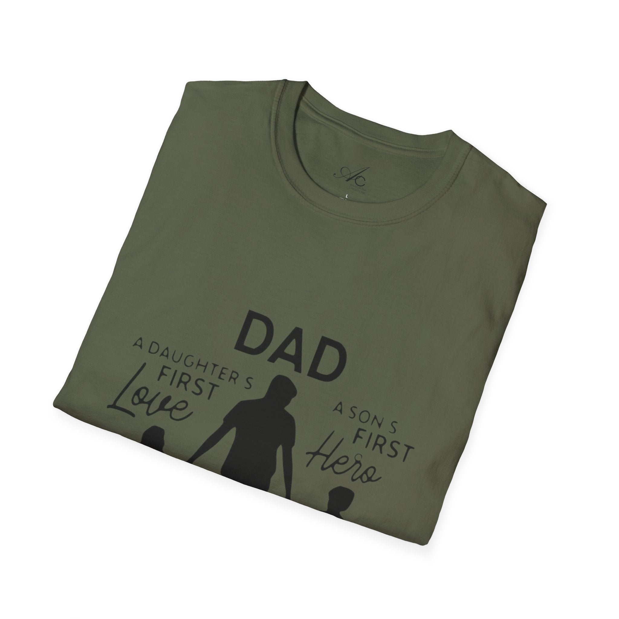 Wear the Love A Shirt as Strong as Dad - Metamorphosis Creations