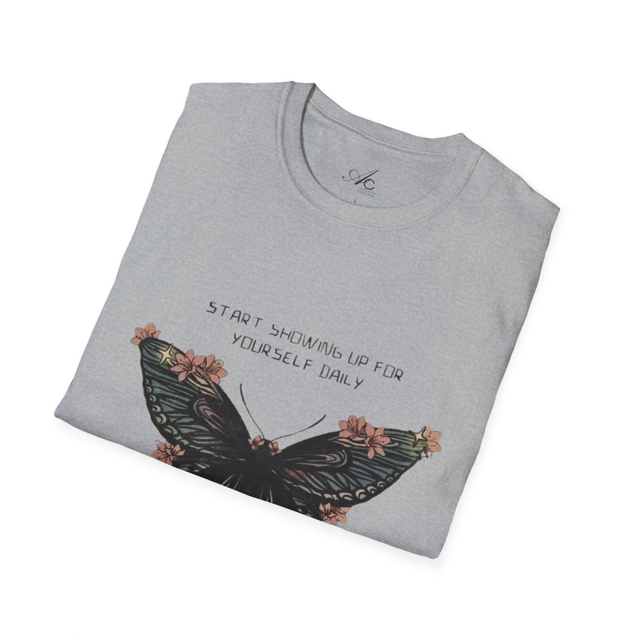 Wear Your Peace. Inspirational Butterfly T-Shirt, Motivational Gift, Unisex Tee, Nature Lover Shirt, Self - Care Apparel, Birthday Gift Idea - Metamorphosis Creations