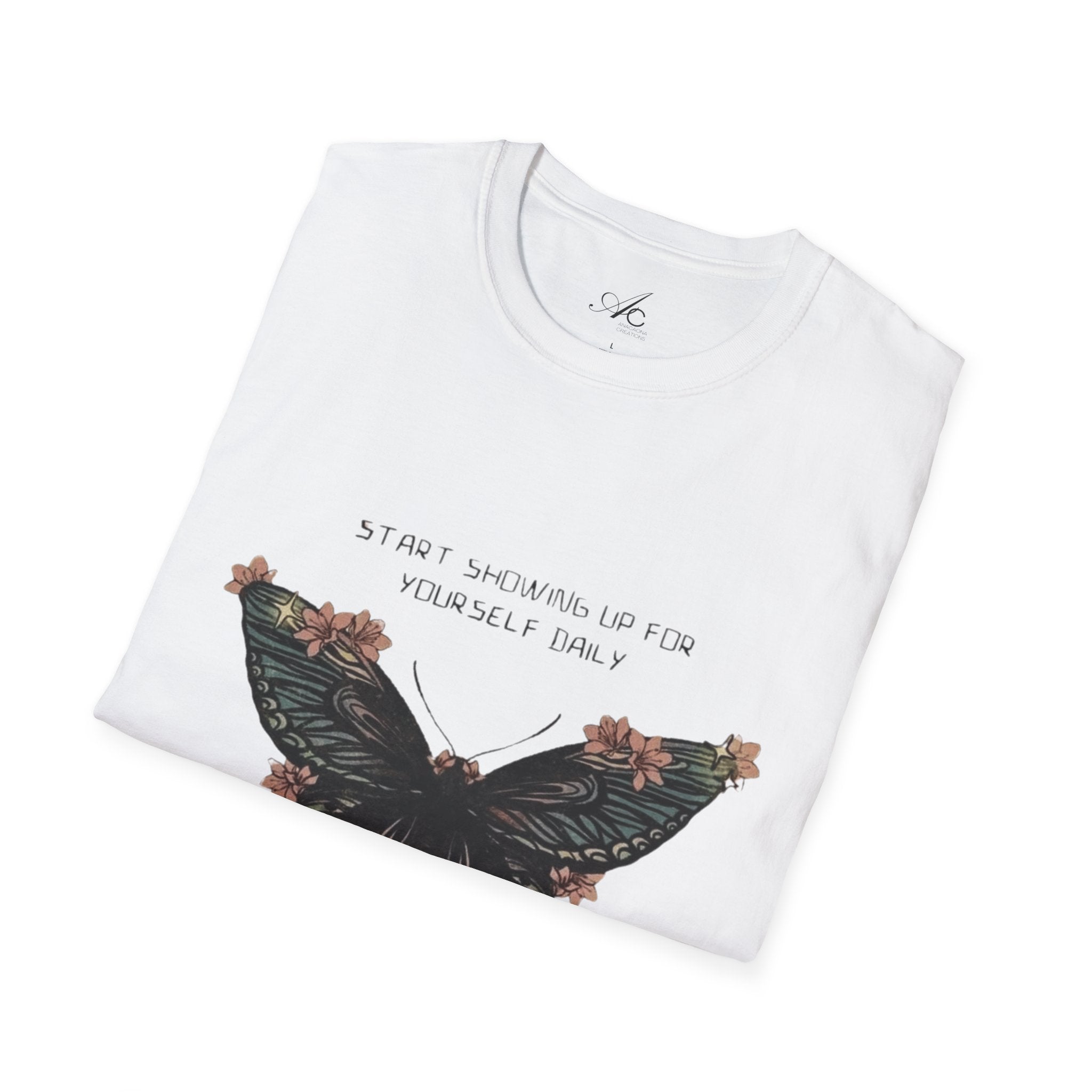 Wear Your Peace. Inspirational Butterfly T-Shirt, Motivational Gift, Unisex Tee, Nature Lover Shirt, Self - Care Apparel, Birthday Gift Idea - Metamorphosis Creations