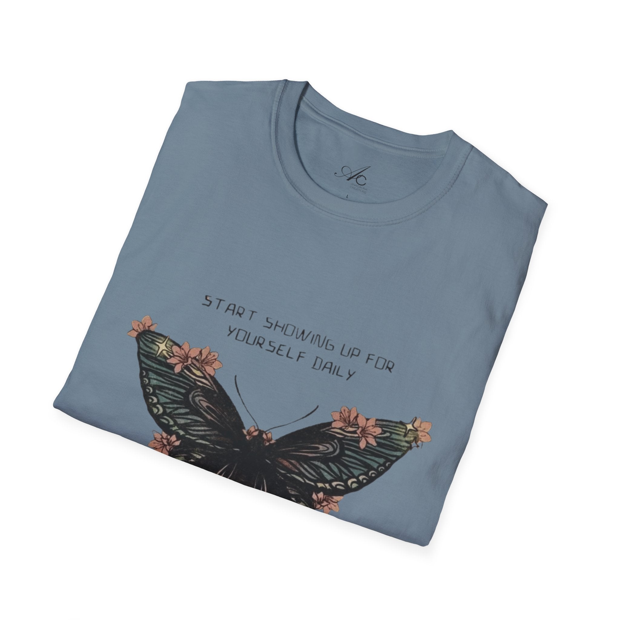 Wear Your Peace. Inspirational Butterfly T-Shirt, Motivational Gift, Unisex Tee, Nature Lover Shirt, Self - Care Apparel, Birthday Gift Idea - Metamorphosis Creations