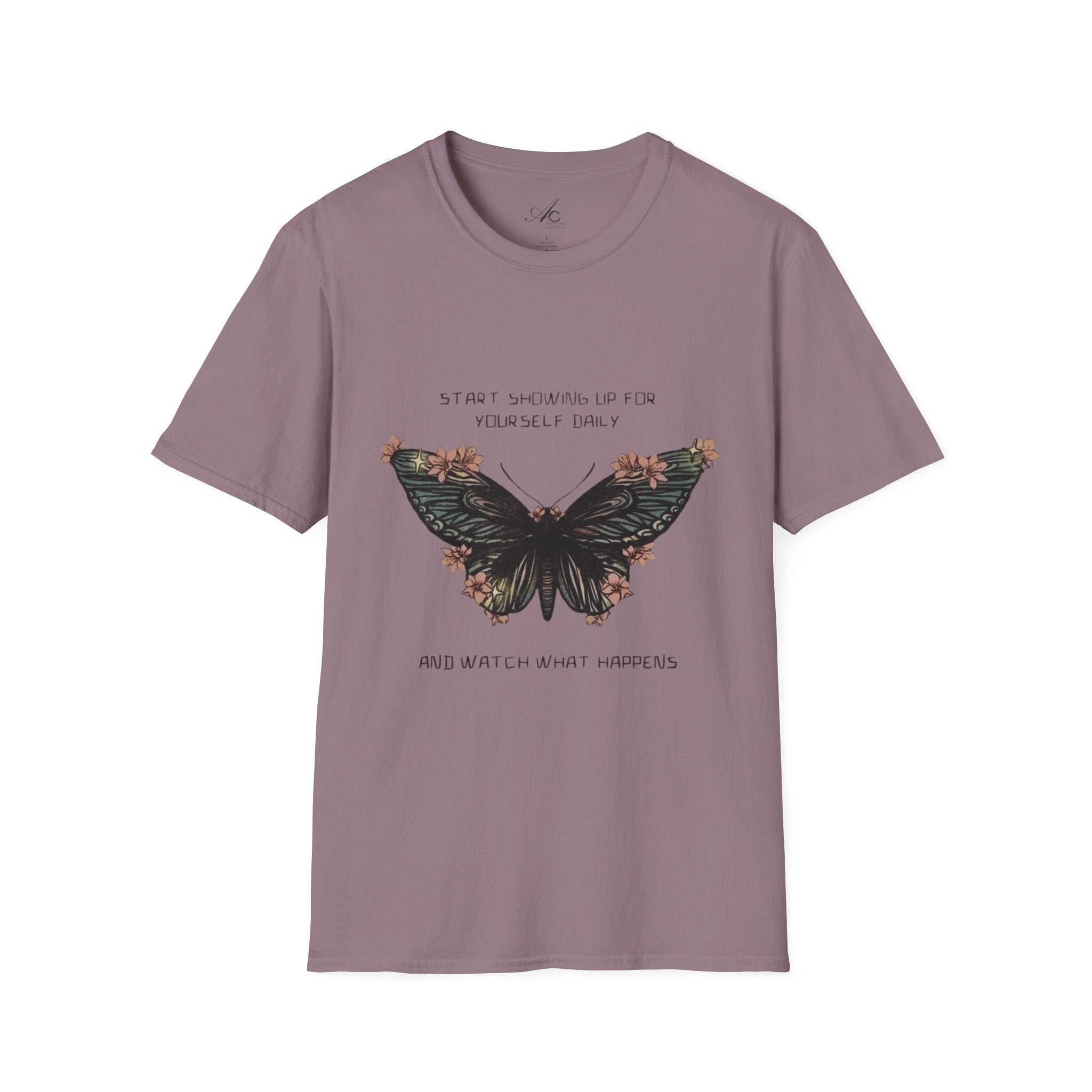 Wear Your Peace. Inspirational Butterfly T-Shirt, Motivational Gift, Unisex Tee, Nature Lover Shirt, Self - Care Apparel, Birthday Gift Idea - Metamorphosis Creations