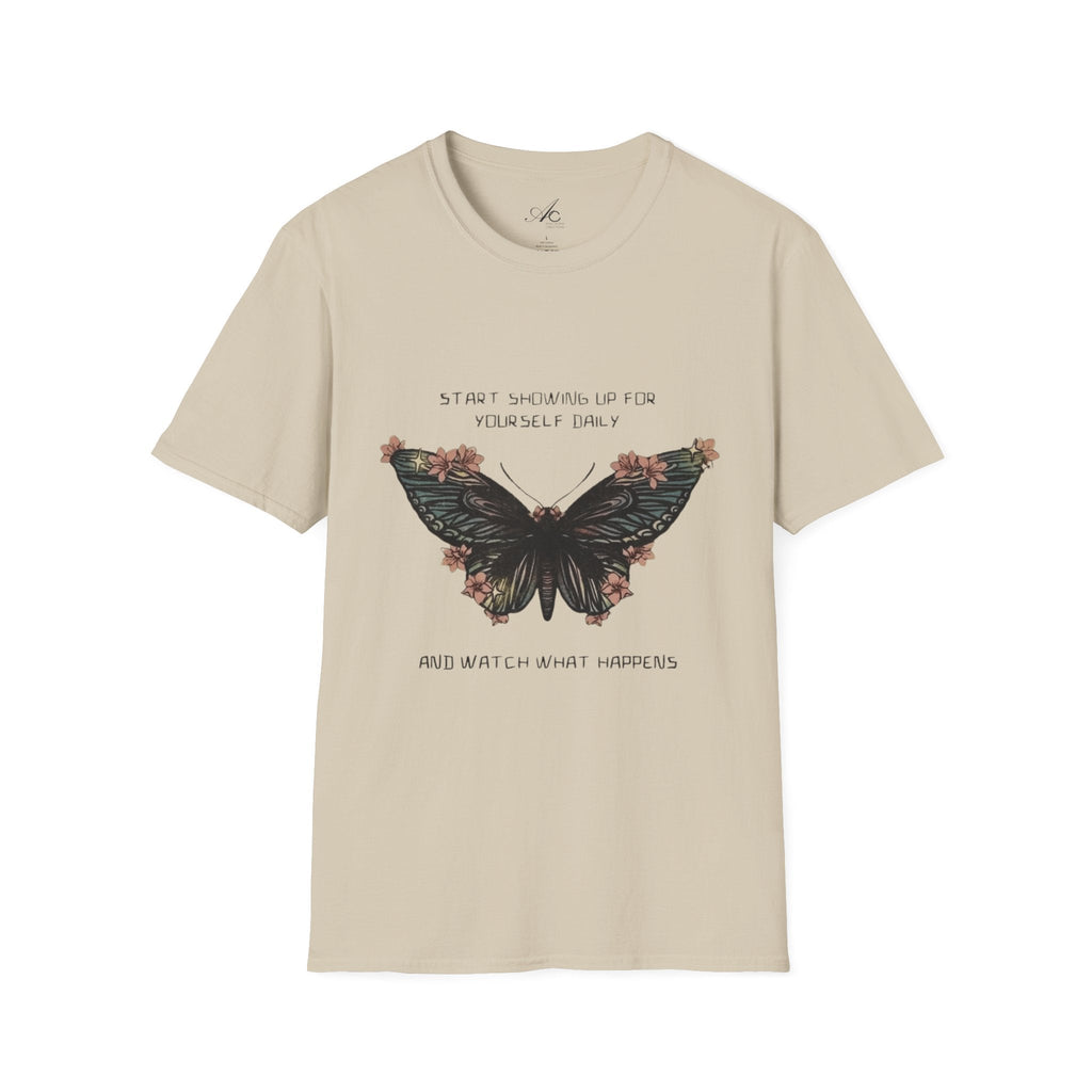 Wear Your Peace. Inspirational Butterfly T-Shirt, Motivational Gift, Unisex Tee, Nature Lover Shirt, Self - Care Apparel, Birthday Gift Idea - Metamorphosis Creations