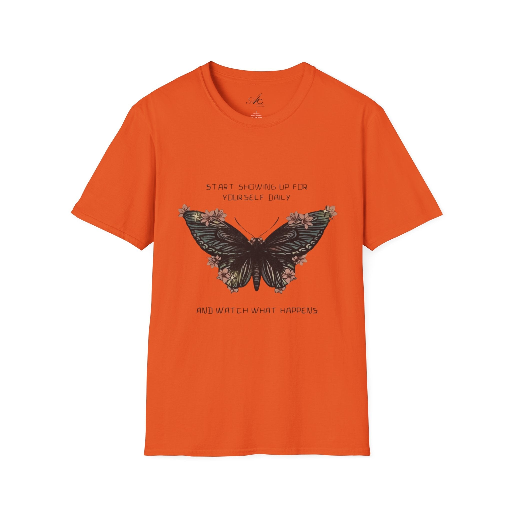 Wear Your Peace. Inspirational Butterfly T-Shirt, Motivational Gift, Unisex Tee, Nature Lover Shirt, Self - Care Apparel, Birthday Gift Idea - Metamorphosis Creations
