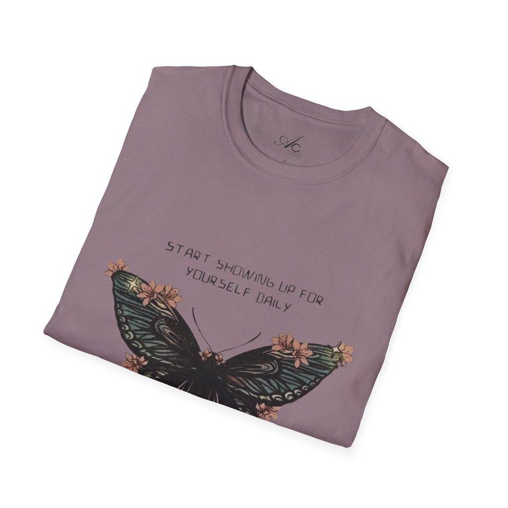 Wear Your Peace. Inspirational Butterfly T-Shirt, Motivational Gift, Unisex Tee, Nature Lover Shirt, Self - Care Apparel, Birthday Gift Idea - Metamorphosis Creations