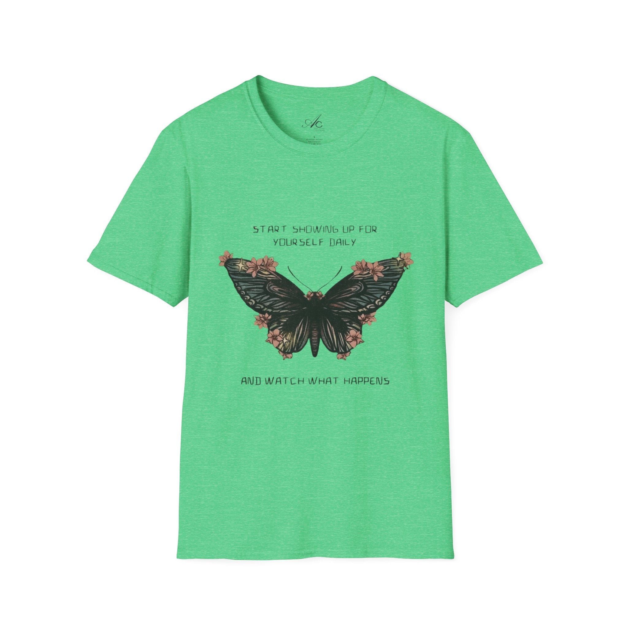 Wear Your Peace. Inspirational Butterfly T-Shirt, Motivational Gift, Unisex Tee, Nature Lover Shirt, Self - Care Apparel, Birthday Gift Idea - Metamorphosis Creations