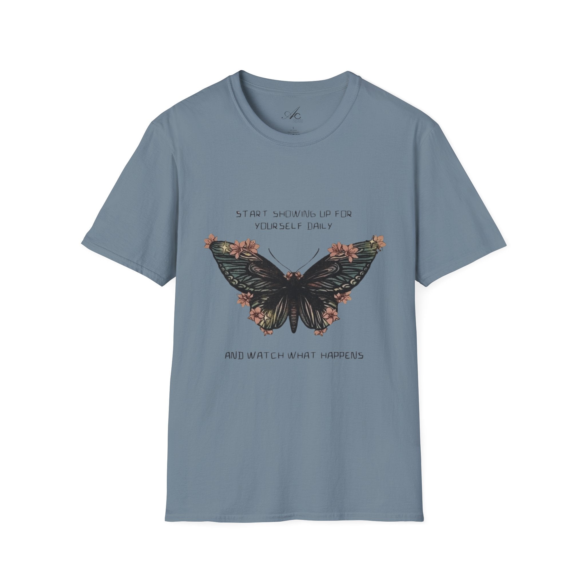 Wear Your Peace. Inspirational Butterfly T-Shirt, Motivational Gift, Unisex Tee, Nature Lover Shirt, Self - Care Apparel, Birthday Gift Idea - Metamorphosis Creations