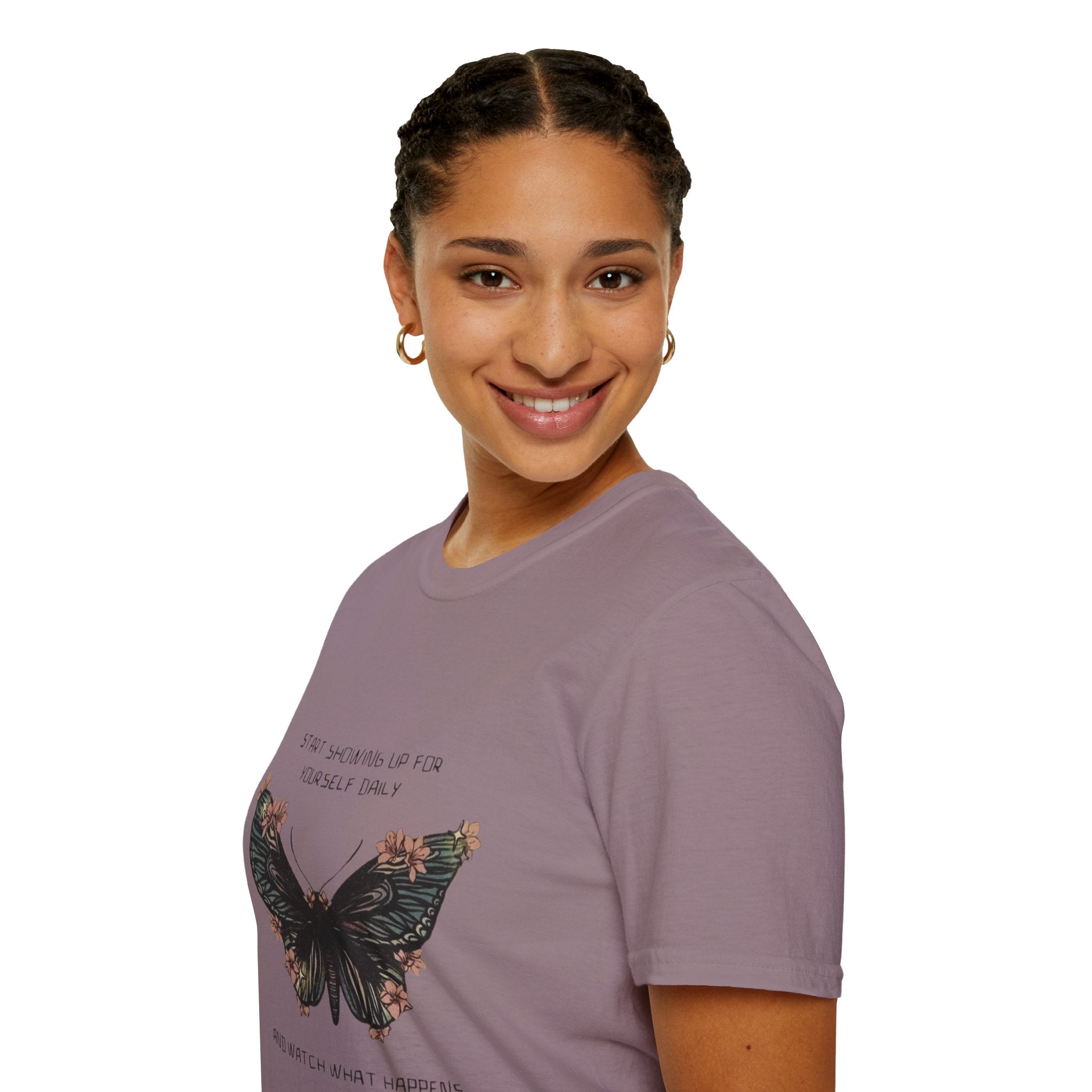 Wear Your Peace. Inspirational Butterfly T-Shirt, Motivational Gift, Unisex Tee, Nature Lover Shirt, Self - Care Apparel, Birthday Gift Idea - Metamorphosis Creations