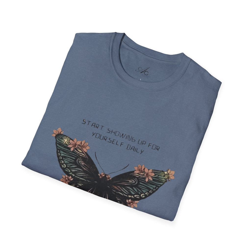 Wear Your Peace. Inspirational Butterfly T-Shirt, Motivational Gift, Unisex Tee, Nature Lover Shirt, Self - Care Apparel, Birthday Gift Idea - Metamorphosis Creations