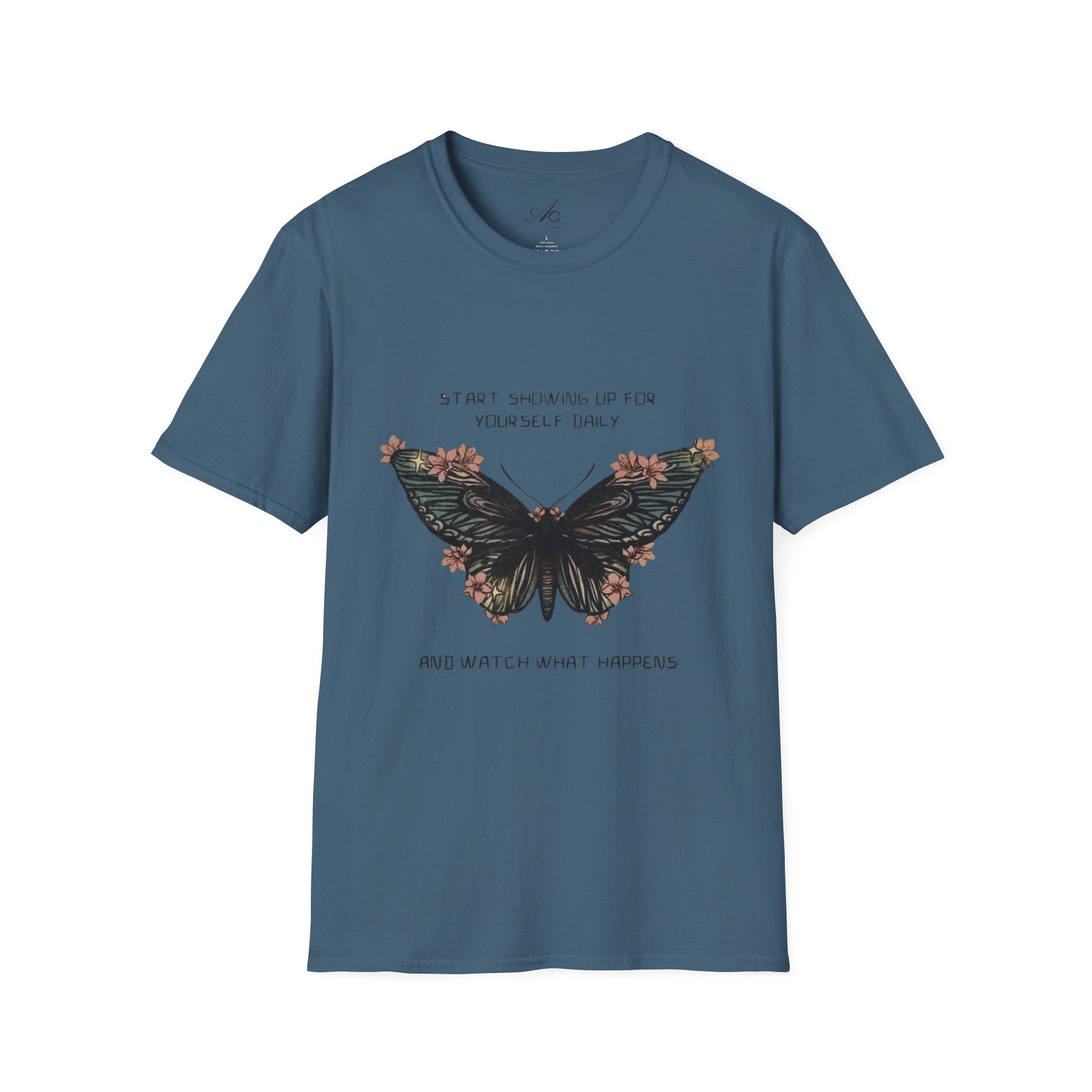 Wear Your Peace. Inspirational Butterfly T-Shirt, Motivational Gift, Unisex Tee, Nature Lover Shirt, Self - Care Apparel, Birthday Gift Idea - Metamorphosis Creations
