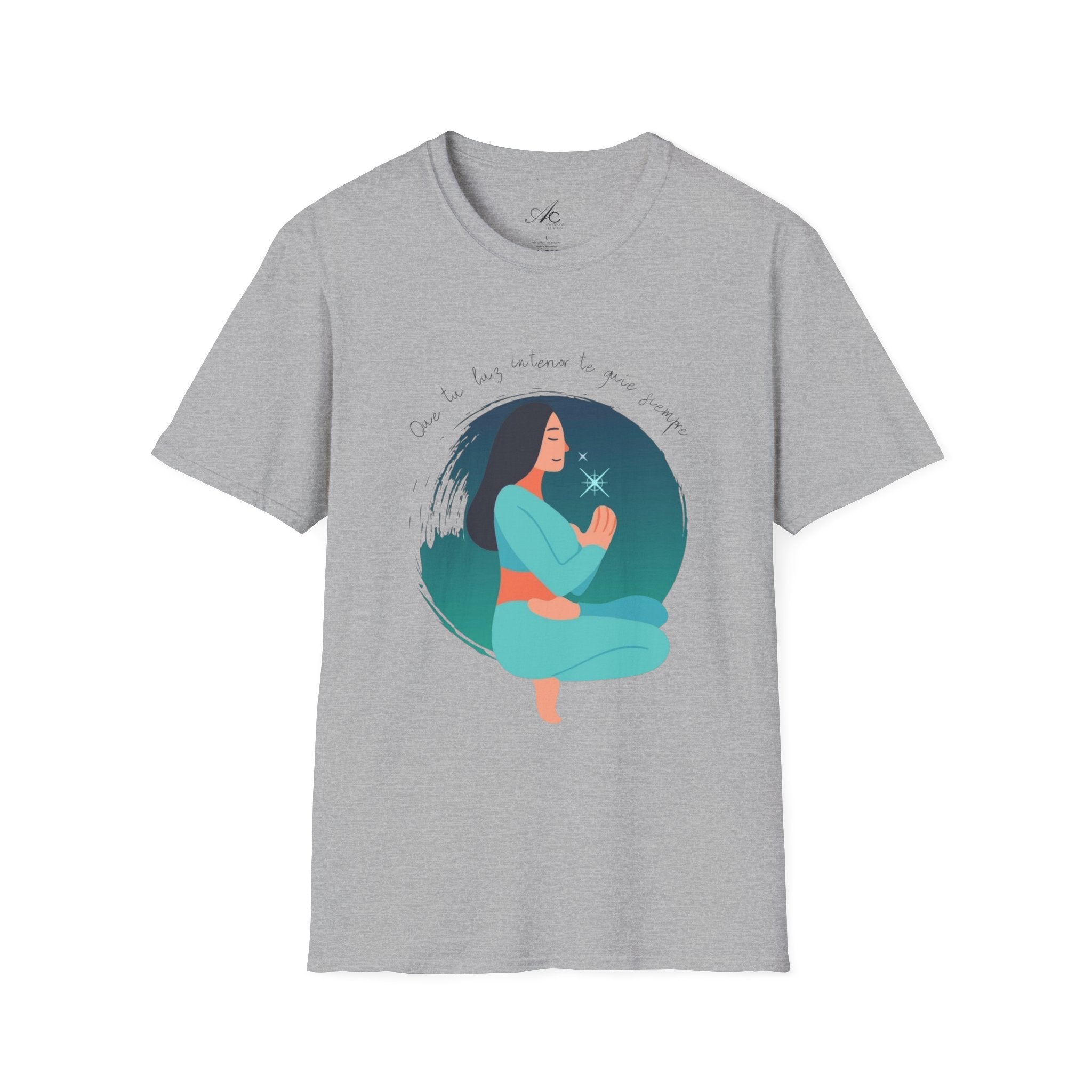 Wear Your Peace. Meditative Goddess T-Shirt, Mindfulness Apparel, Spiritual Gift, Yoga Tee, Relaxation Wear, Inspirational Top - Metamorphosis Creations