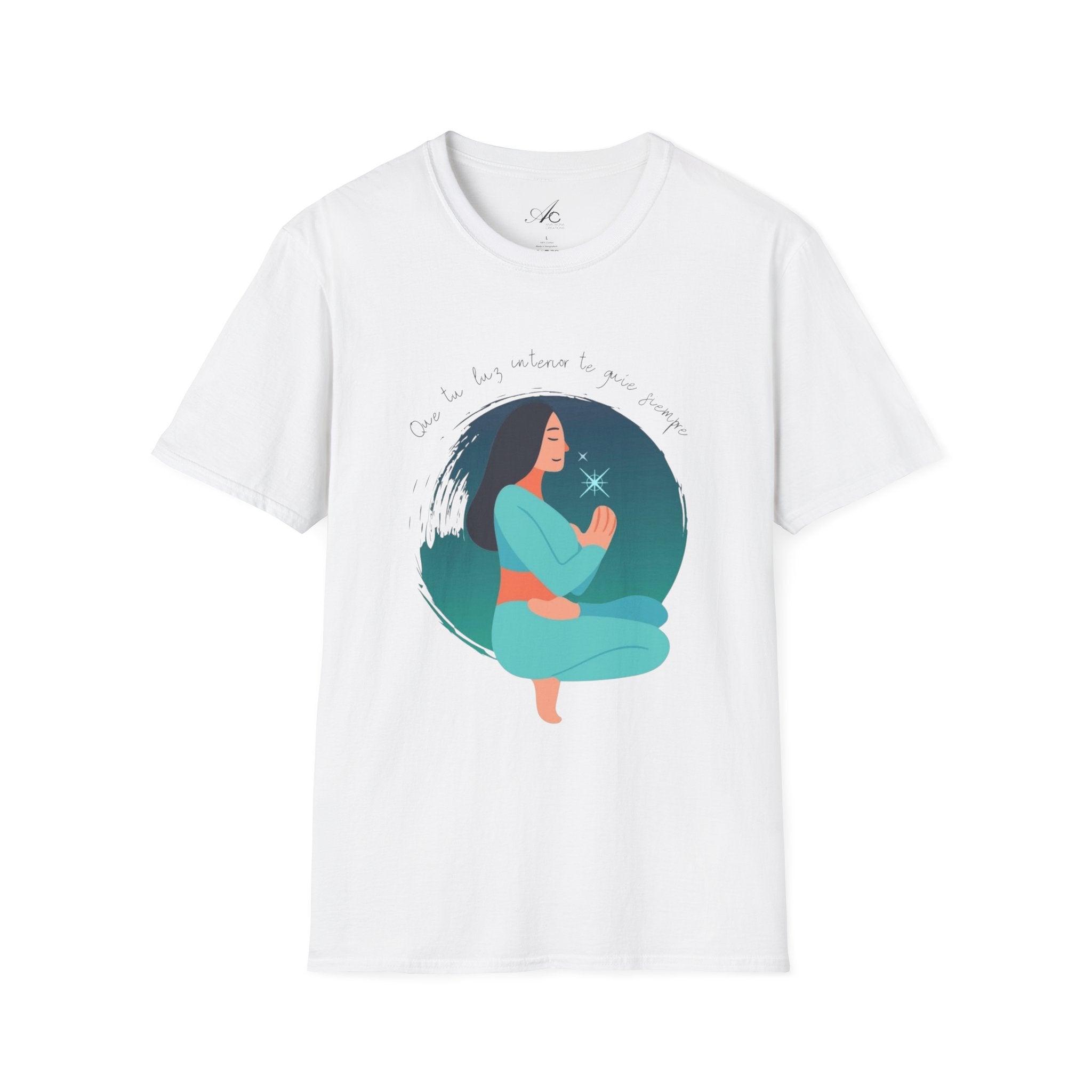 Wear Your Peace. Meditative Goddess T-Shirt, Mindfulness Apparel, Spiritual Gift, Yoga Tee, Relaxation Wear, Inspirational Top - Metamorphosis Creations