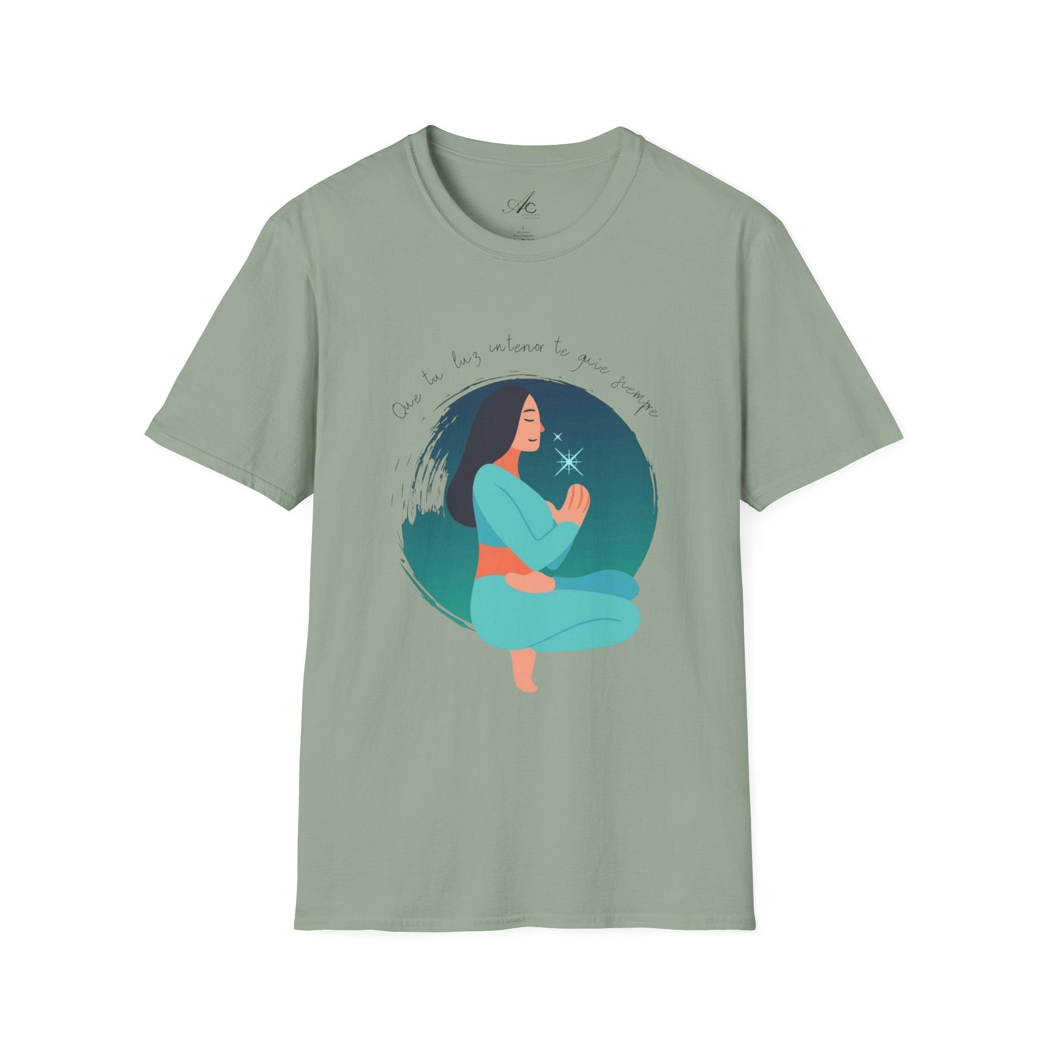 Wear Your Peace. Meditative Goddess T-Shirt, Mindfulness Apparel, Spiritual Gift, Yoga Tee, Relaxation Wear, Inspirational Top - Metamorphosis Creations