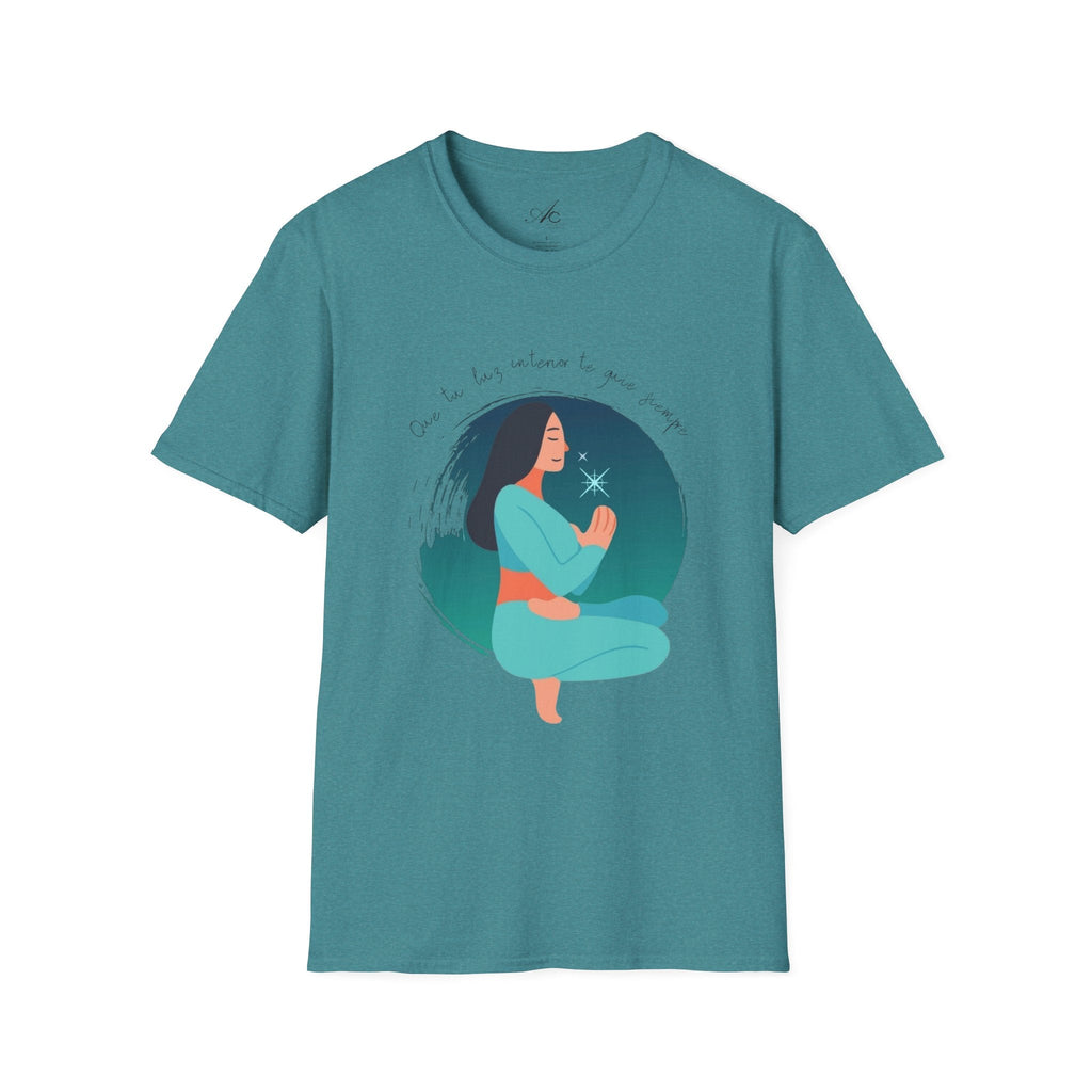 Wear Your Peace. Meditative Goddess T-Shirt, Mindfulness Apparel, Spiritual Gift, Yoga Tee, Relaxation Wear, Inspirational Top - Metamorphosis Creations