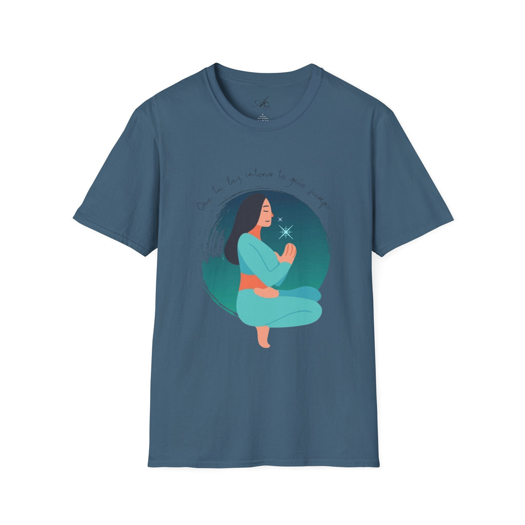 Wear Your Peace. Meditative Goddess T-Shirt, Mindfulness Apparel, Spiritual Gift, Yoga Tee, Relaxation Wear, Inspirational Top - Metamorphosis Creations