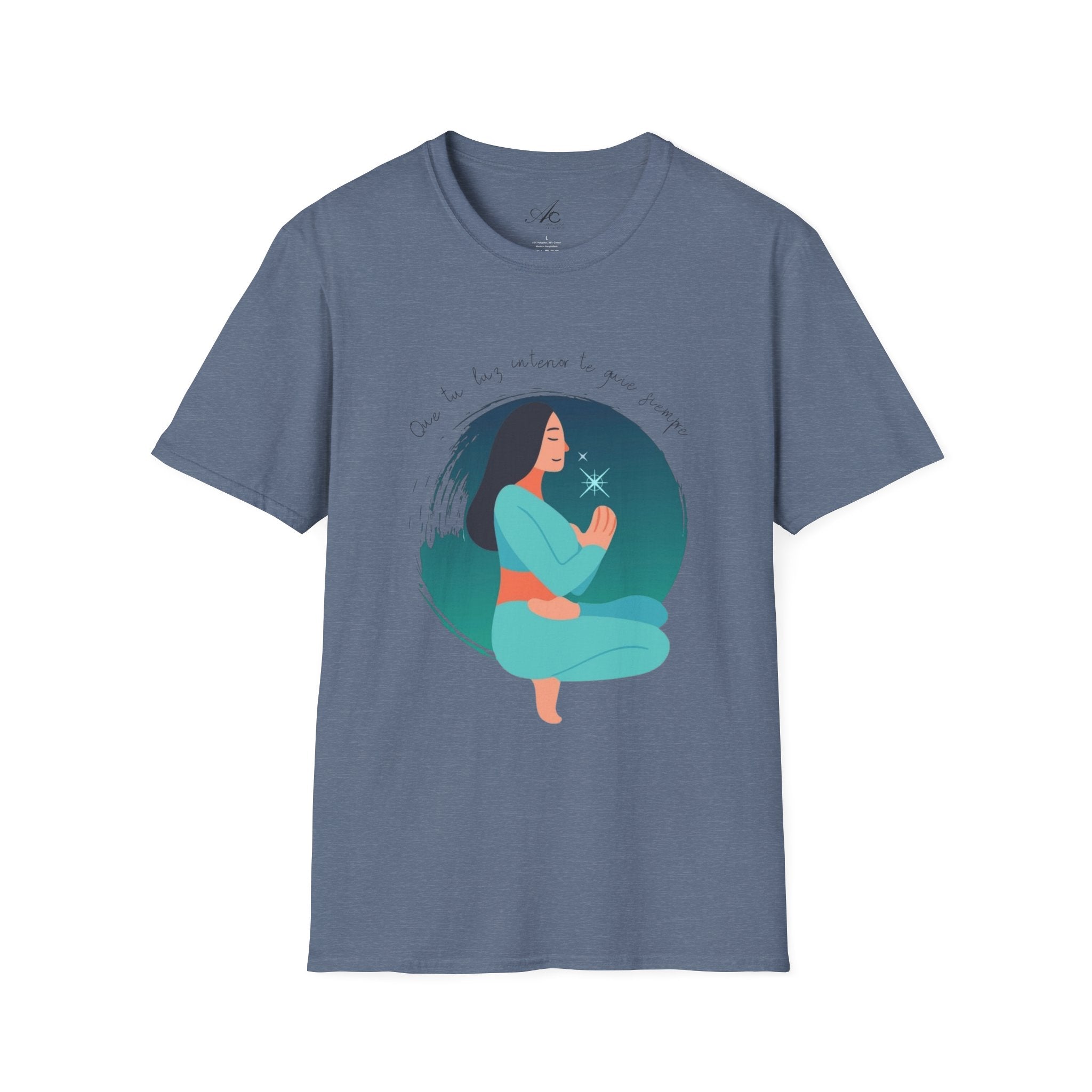 Wear Your Peace. Meditative Goddess T-Shirt, Mindfulness Apparel, Spiritual Gift, Yoga Tee, Relaxation Wear, Inspirational Top - Metamorphosis Creations