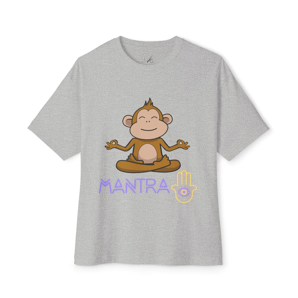 🧘‍♀️ Wear Your Peace. Mindful Monkey Graphic Tee | Unisex Boxy T-Shirt for Yoga Lovers, Gifts for Him/Her, Relaxation Apparel, Meditative Wear, Casual Streetwear - Metamorphosis Creations