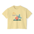 🧘‍♀️ Wear Your Peace. Motivational Women's Boxy Tee - Cute Koala Design, Relaxed Fit for Everyday Wear, Gift for Animal Lovers, Self - Care Message Premium Top - Metamorphosis Creations