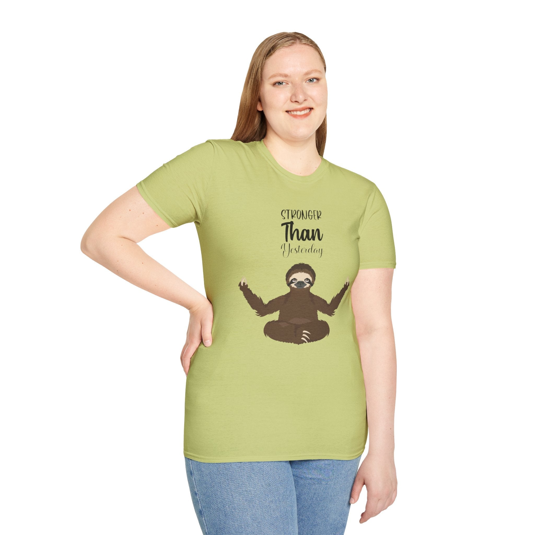 🧘‍♀️ Wear Your Peace. - Unisex Softstyle Tee, Funny Gift for Lazy Days, Quirky Casual Wear, Perfect for Birthdays, Relaxation Vibes - Metamorphosis Creations