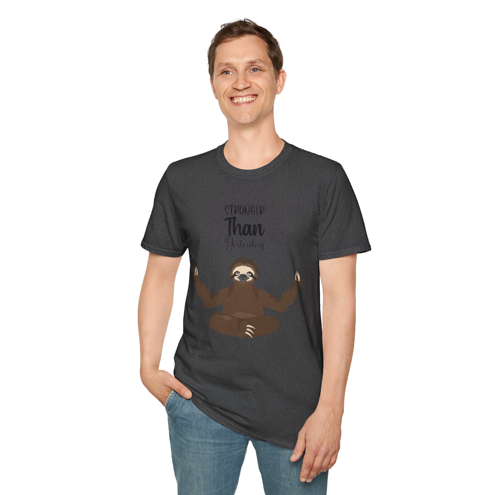🧘‍♀️ Wear Your Peace. - Unisex Softstyle Tee, Funny Gift for Lazy Days, Quirky Casual Wear, Perfect for Birthdays, Relaxation Vibes - Metamorphosis Creations