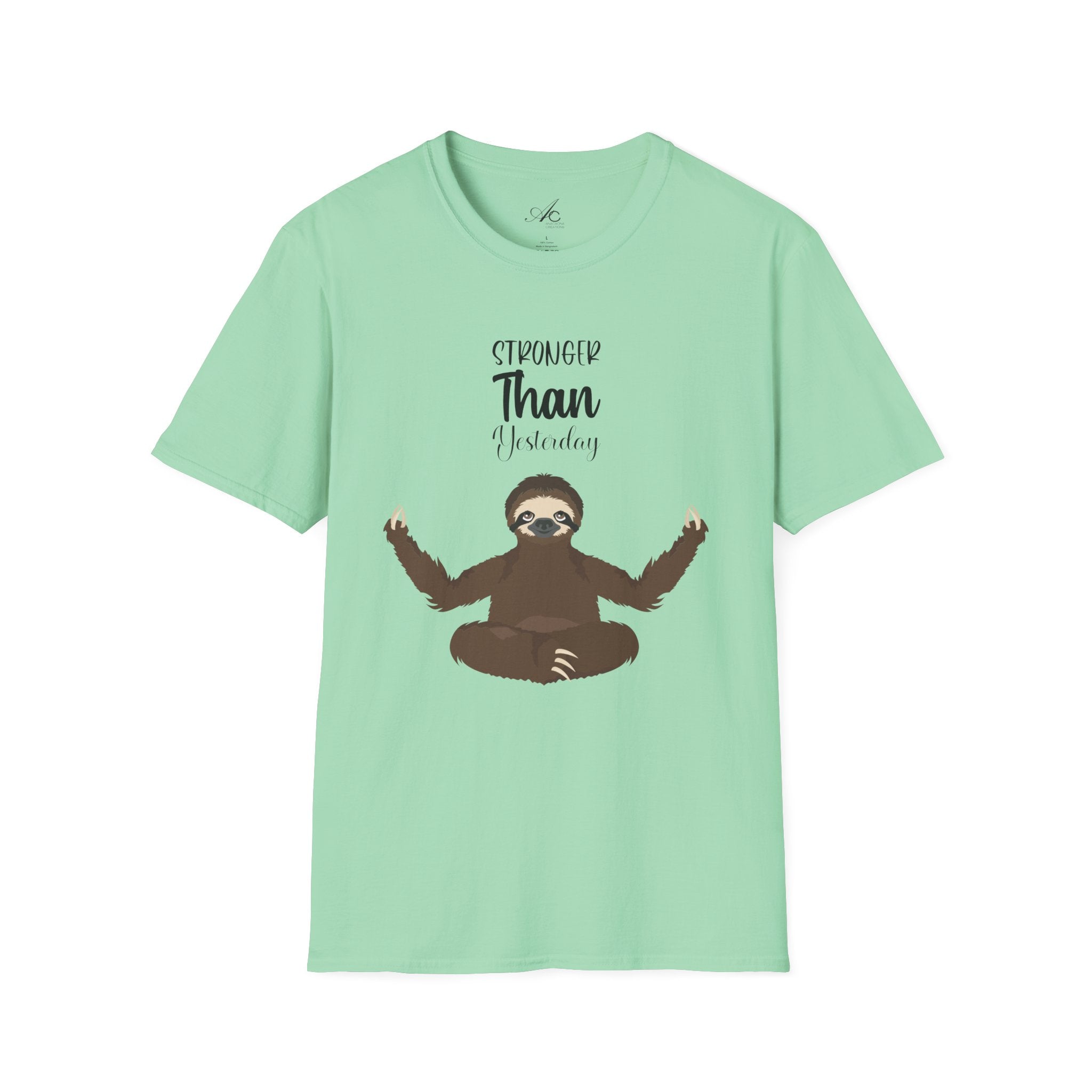 🧘‍♀️ Wear Your Peace. - Unisex Softstyle Tee, Funny Gift for Lazy Days, Quirky Casual Wear, Perfect for Birthdays, Relaxation Vibes - Metamorphosis Creations