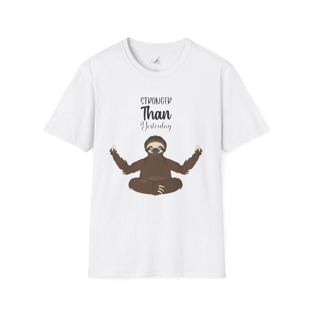 🧘‍♀️ Wear Your Peace. - Unisex Softstyle Tee, Funny Gift for Lazy Days, Quirky Casual Wear, Perfect for Birthdays, Relaxation Vibes - Metamorphosis Creations