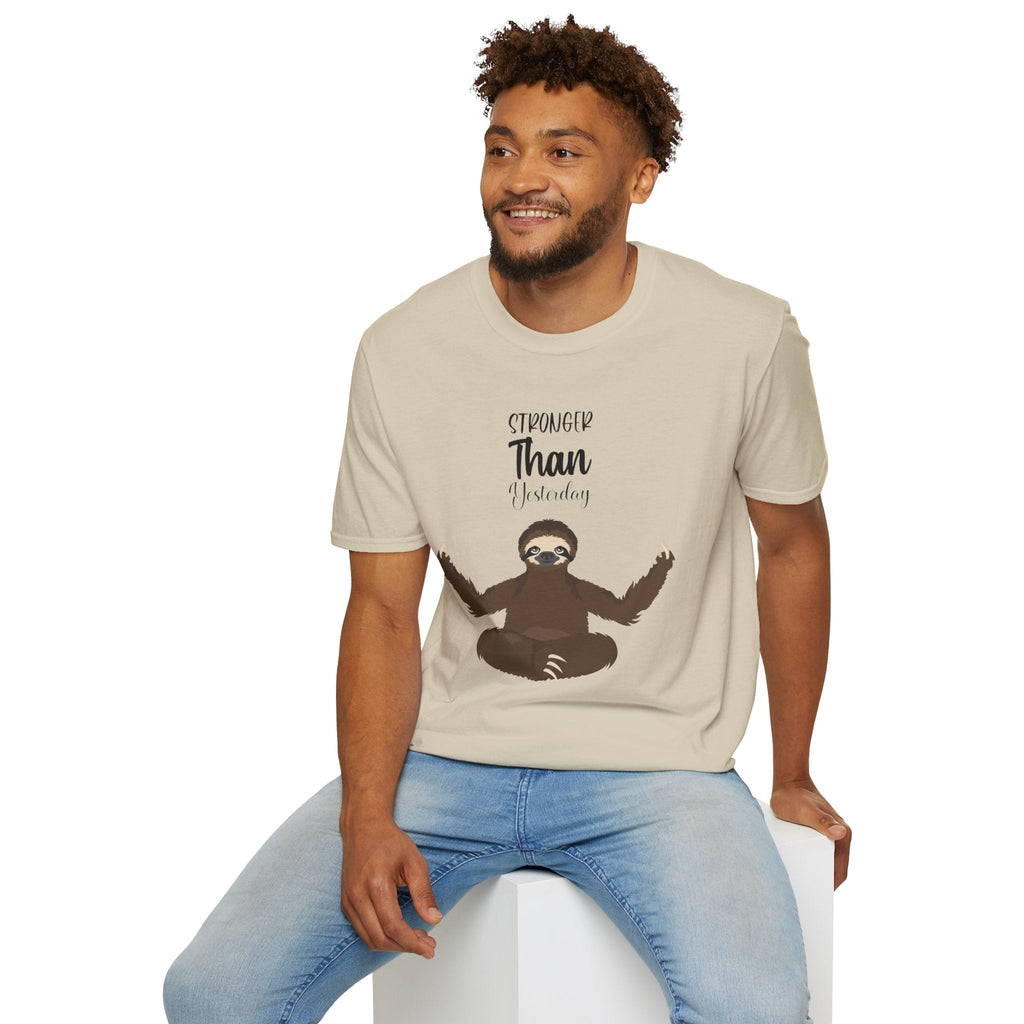🧘‍♀️ Wear Your Peace. - Unisex Softstyle Tee, Funny Gift for Lazy Days, Quirky Casual Wear, Perfect for Birthdays, Relaxation Vibes - Metamorphosis Creations